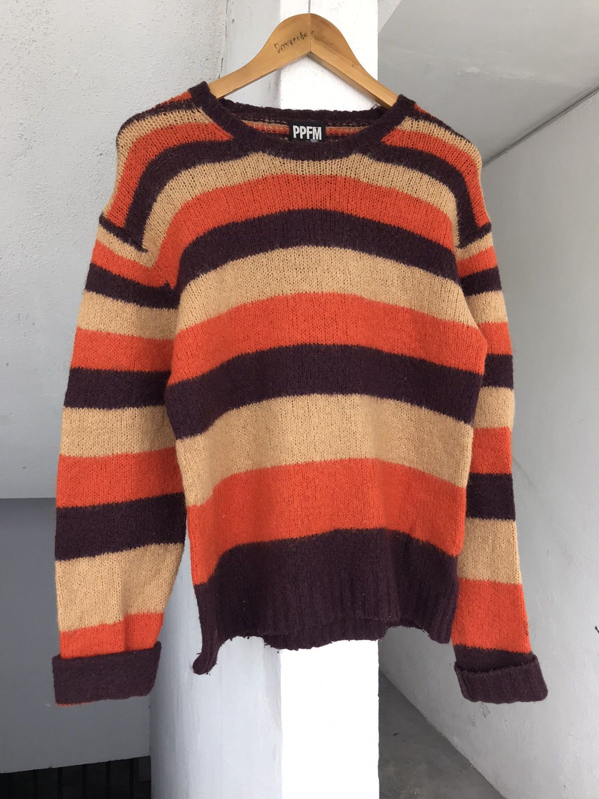20471120 × Beauty Beast × PPFM PPFM SEDITIORNARIES Stripe Mohair Knit Size US M / EU 48-50 / 2 - 4 Thumbnail