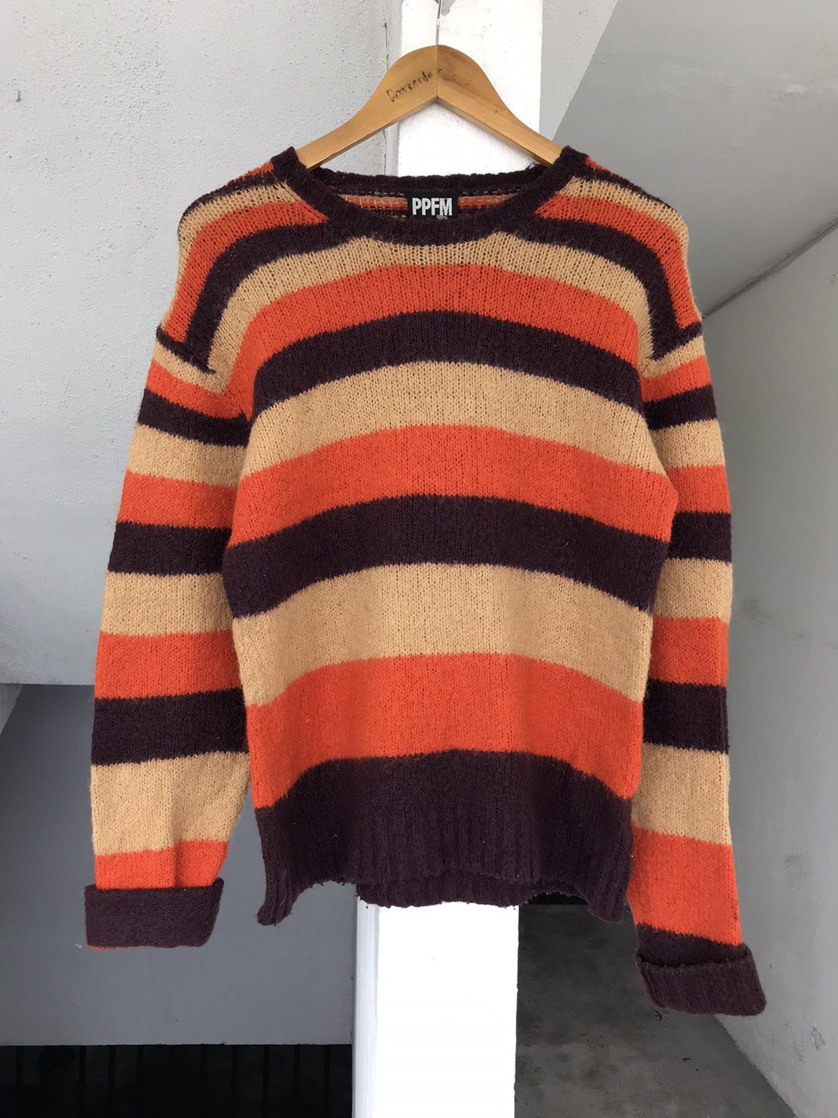 20471120 × Beauty Beast × PPFM PPFM SEDITIORNARIES Stripe Mohair Knit Size US M / EU 48-50 / 2 - 7 Thumbnail