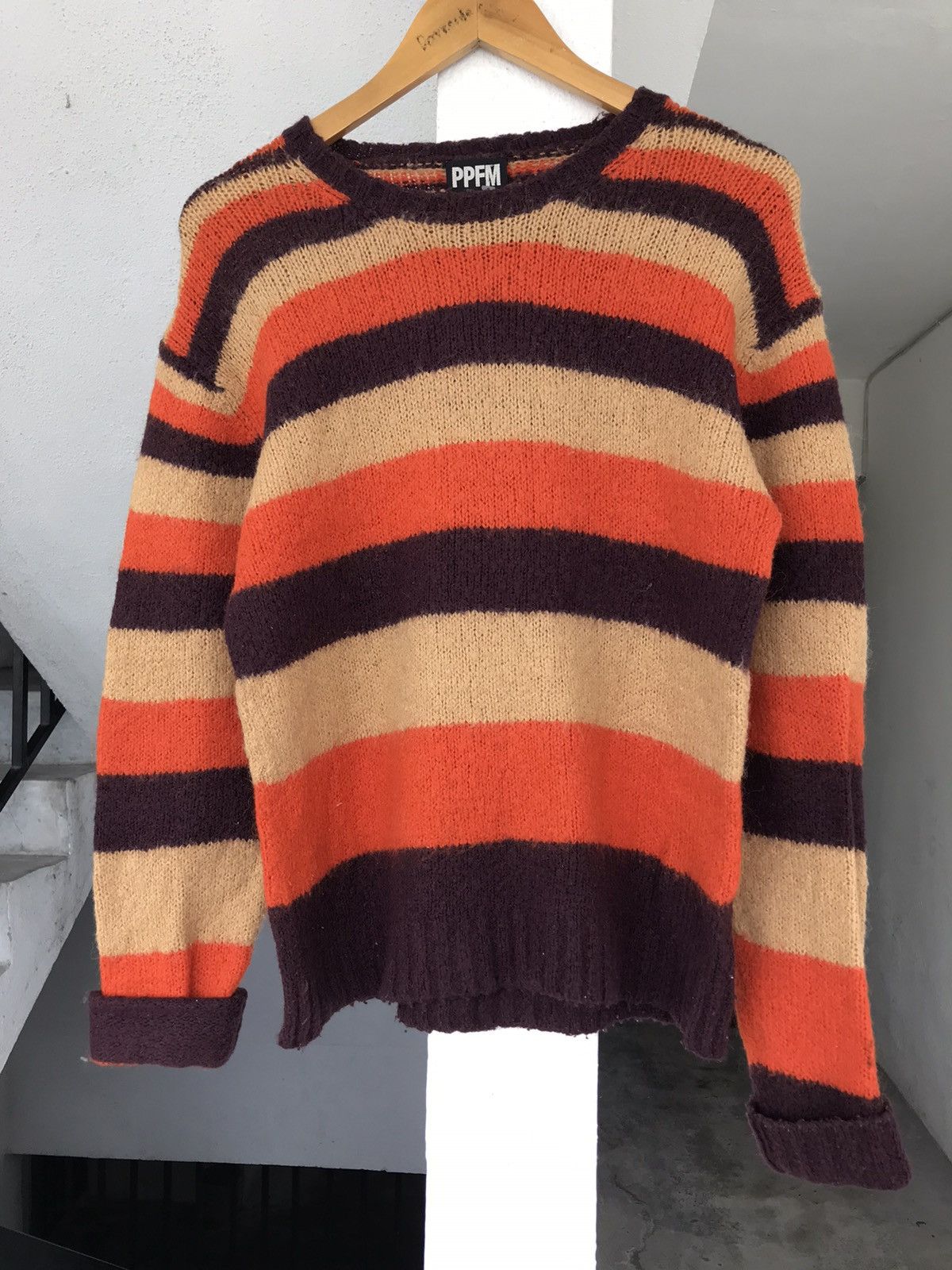 20471120 × Beauty Beast × PPFM PPFM SEDITIORNARIES Stripe Mohair Knit Size US M / EU 48-50 / 2 - 6 Thumbnail