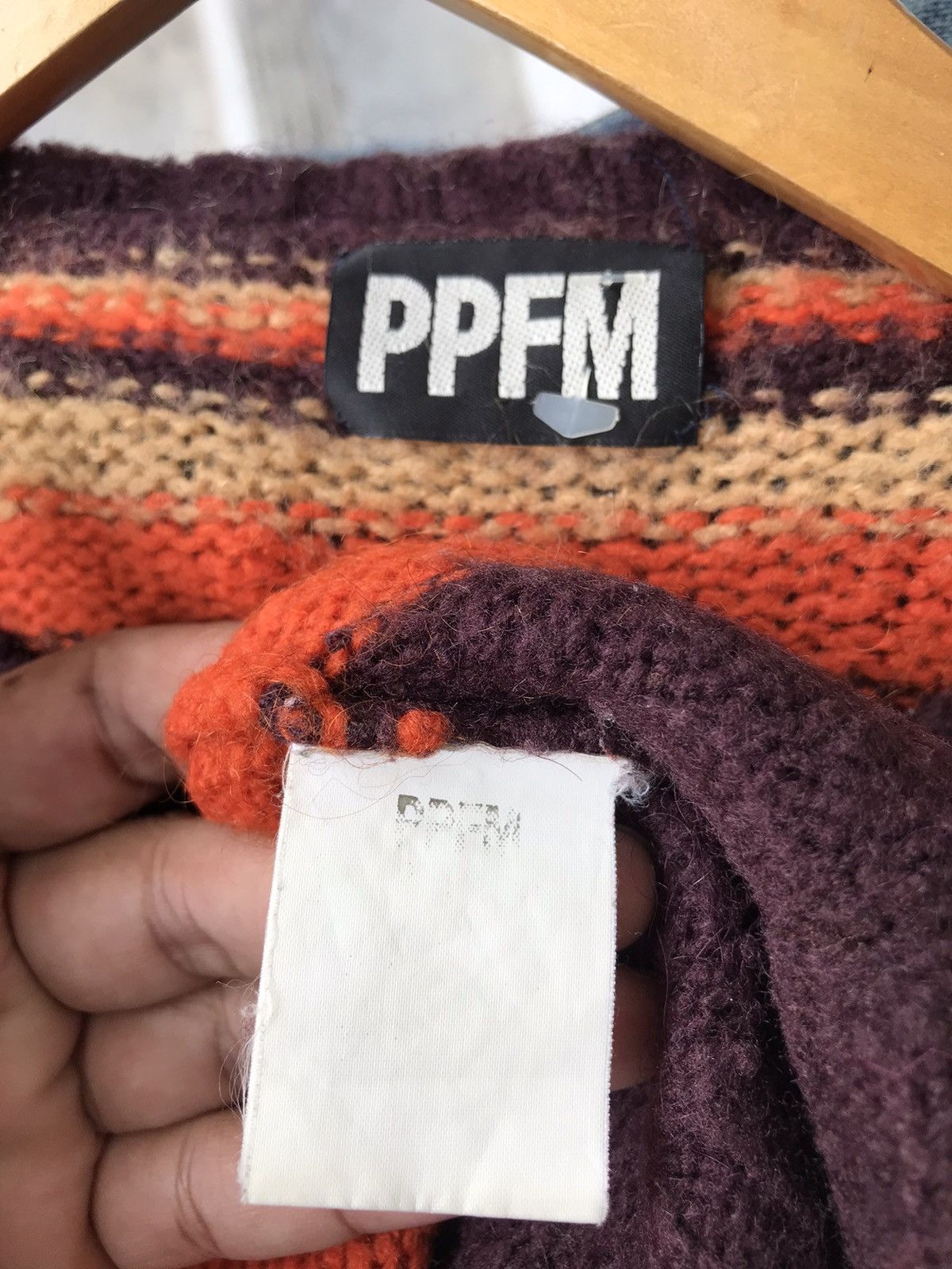 20471120 × Beauty Beast × PPFM PPFM SEDITIORNARIES Stripe Mohair Knit Size US M / EU 48-50 / 2 - 13 Thumbnail