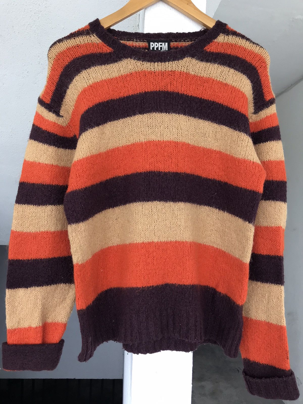 20471120 × Beauty Beast × PPFM PPFM SEDITIORNARIES Stripe Mohair Knit Size US M / EU 48-50 / 2 - 9 Thumbnail