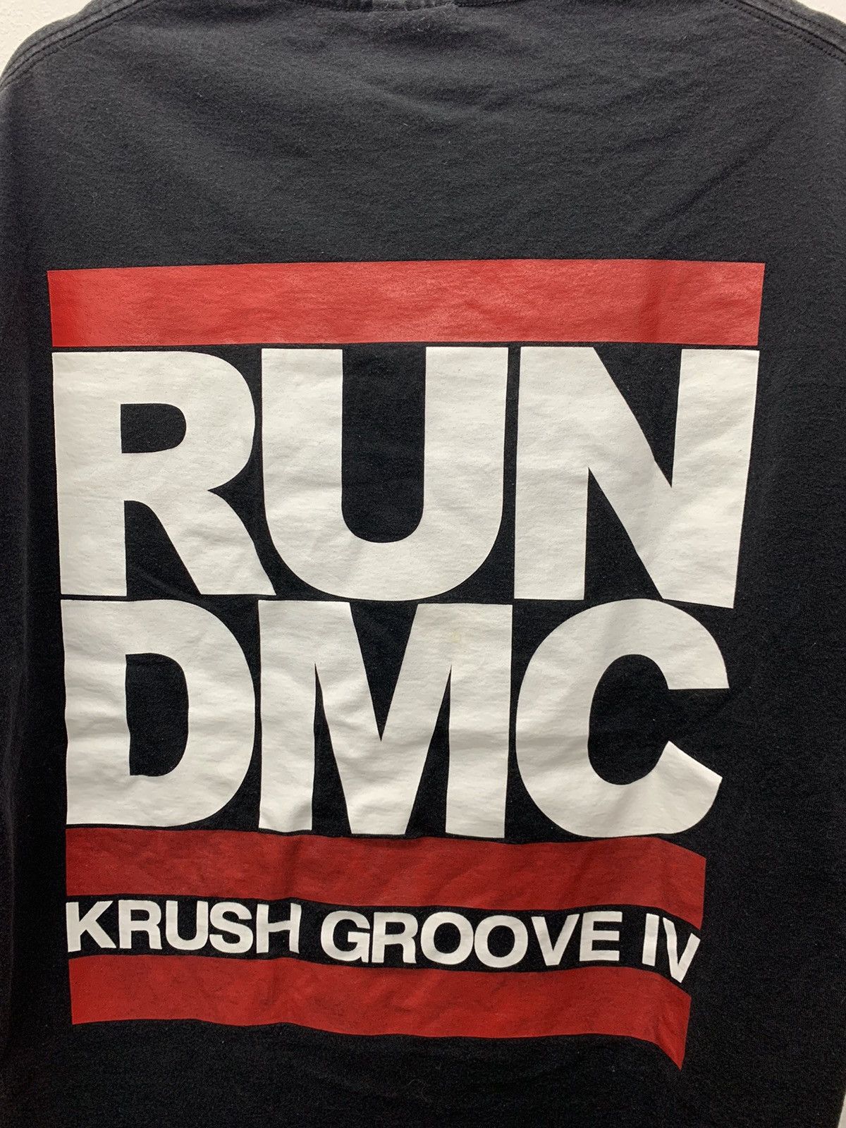 Rap Tees Vintage Y2K Rap Tees Run DMC Krush Groove IV Tshirt Size US XL / EU 56 / 4 - 2 Thumbnail