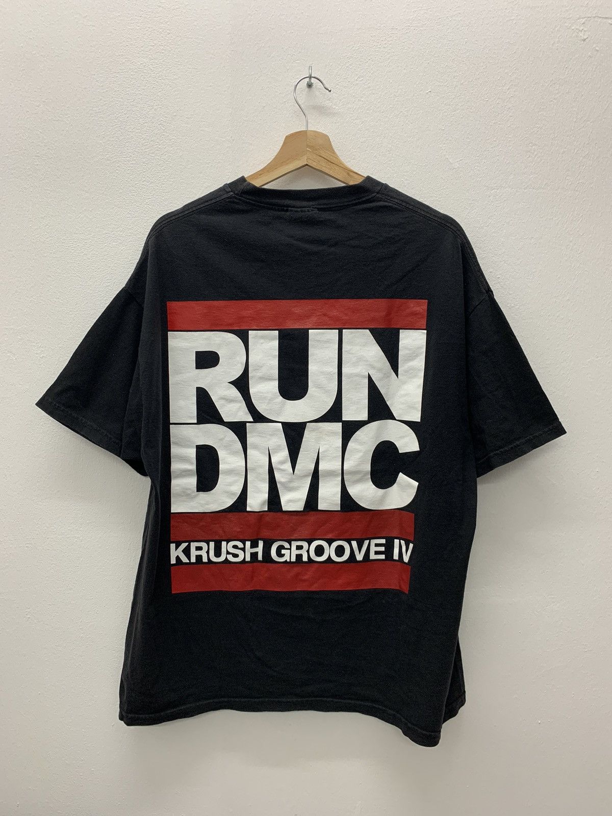 Rap Tees Vintage Y2K Rap Tees Run DMC Krush Groove IV Tshirt Size US XL / EU 56 / 4 - 1 Thumbnail