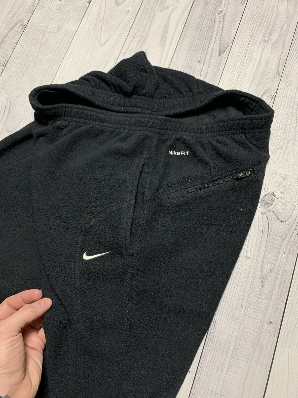Nike × Vintage Vintage Nike Fleece Pants size S rare logo Size US 30 / EU 46 - 6 Thumbnail