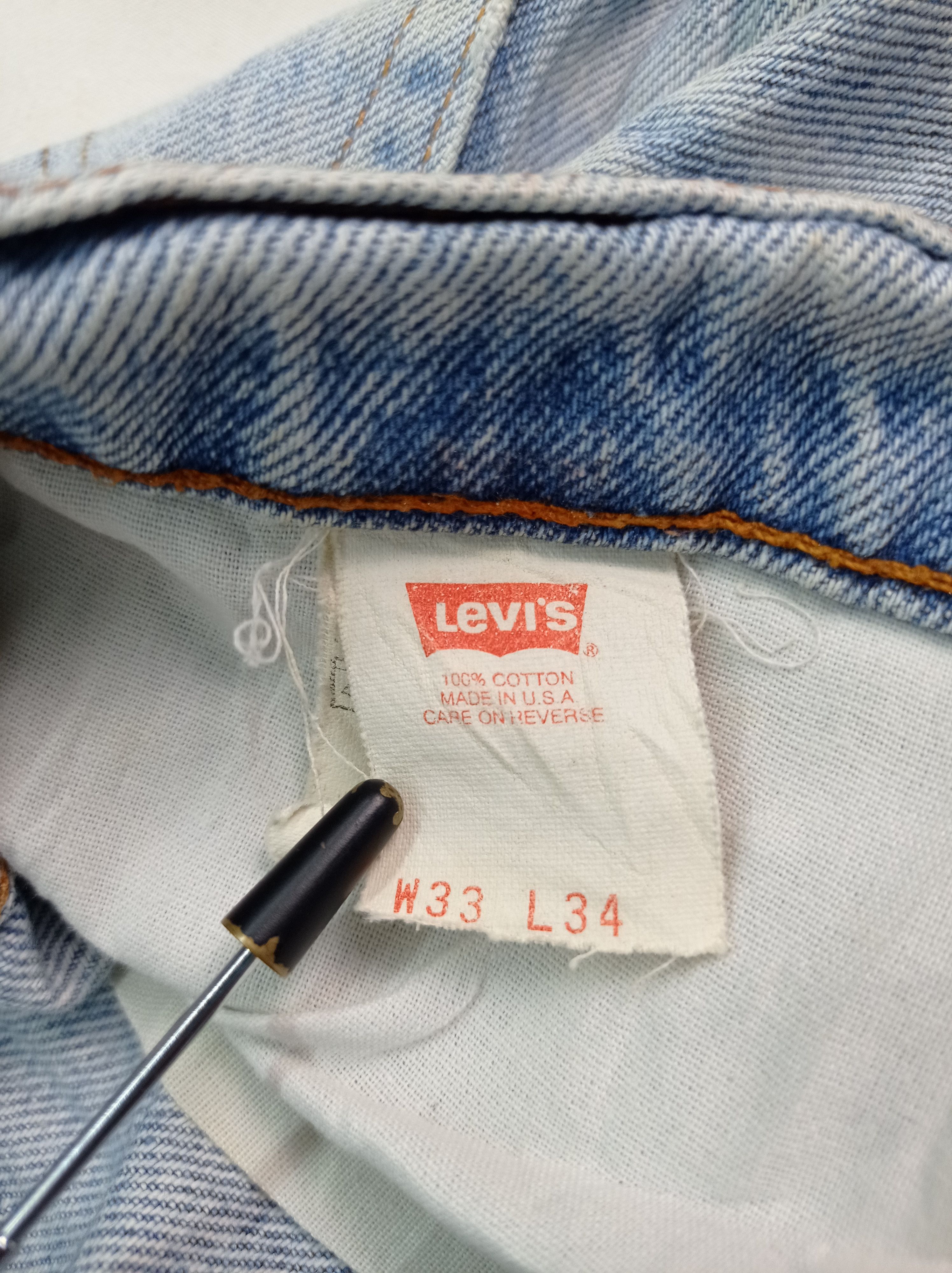 Levi's Vintage Levi's 510 Denim Pants Size US 30 / EU 46 - 4 Thumbnail