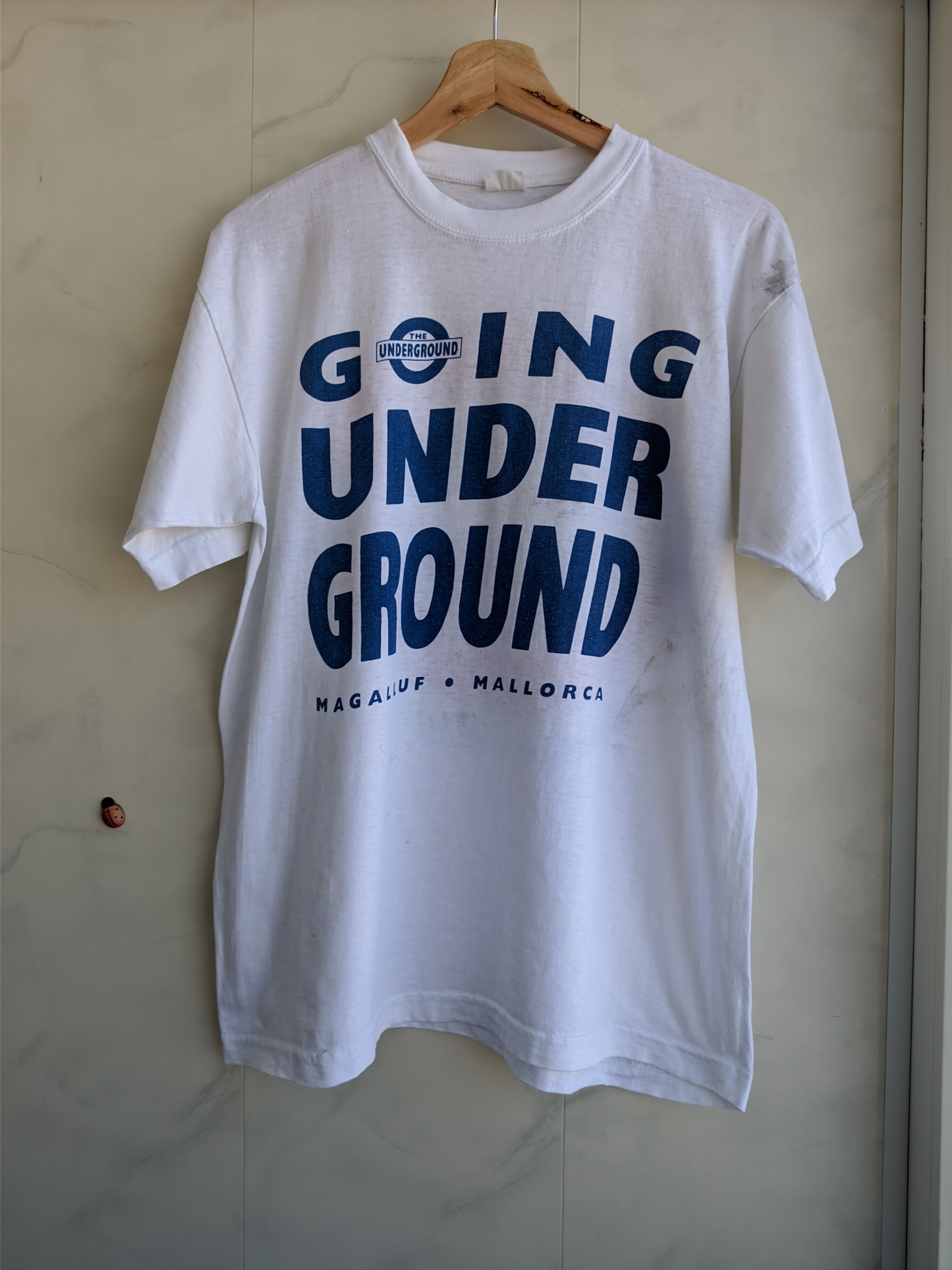 Band Tees × Vintage 90's The Underground Fun Club Magaluf-Mallorca Vintage Tee Size US M / EU 48-50 / 2 - 1 Thumbnail