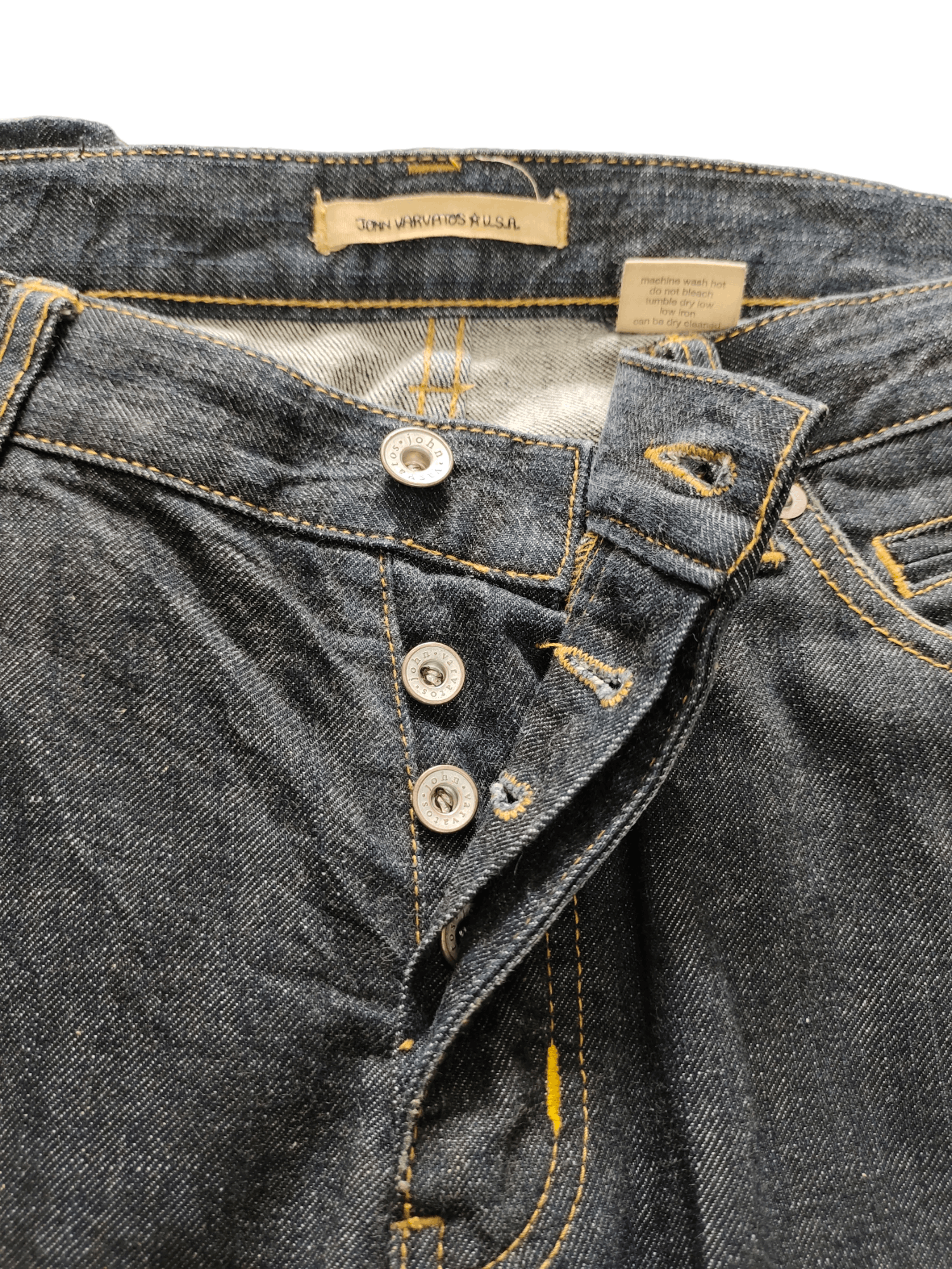 John Varvatos Vintage 90s John Varvatos Denim Jeans Size US 33 - 17 Thumbnail