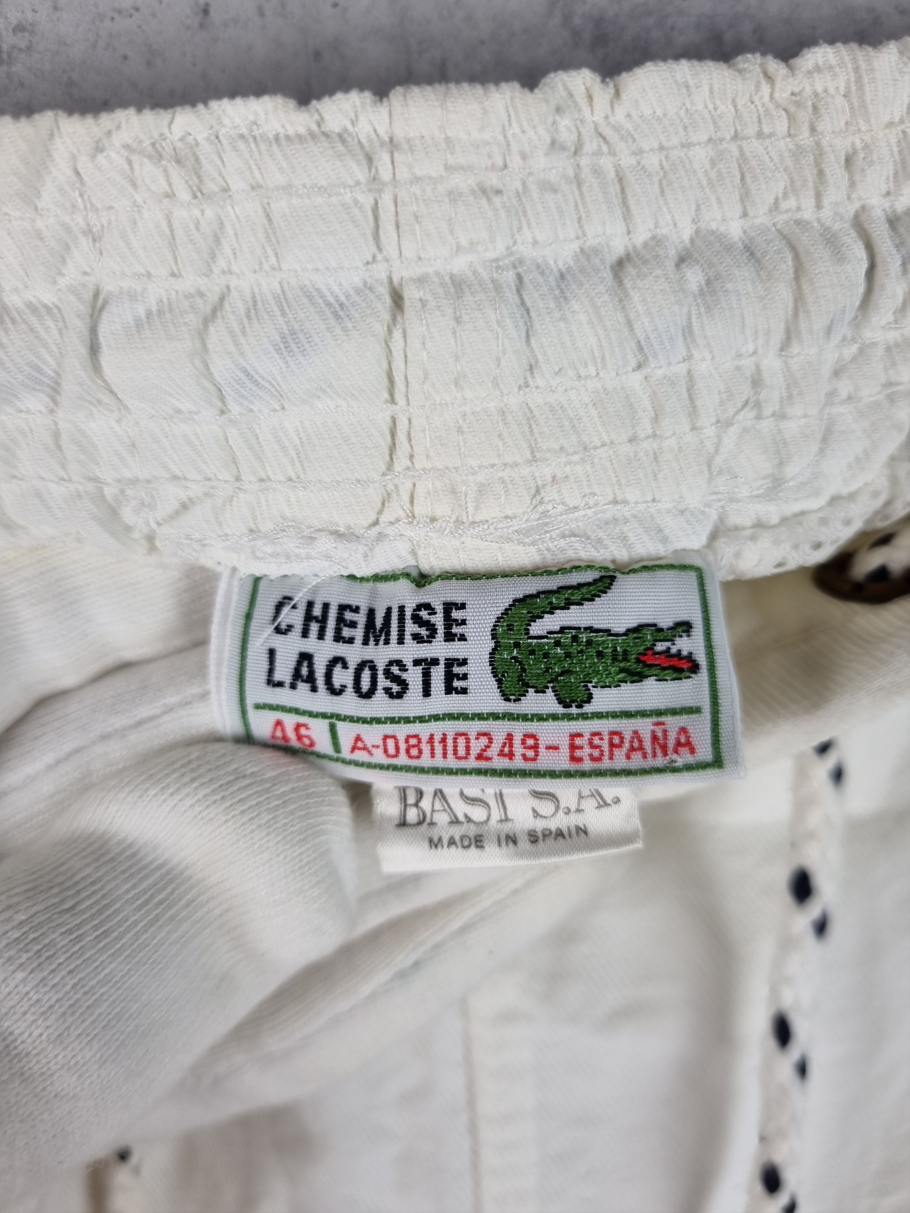 Lacoste × Vintage Rare 80s LACOSTE Sailing Marine Shorts GOLF WANG Size US 32 / EU 48 - 5 Thumbnail