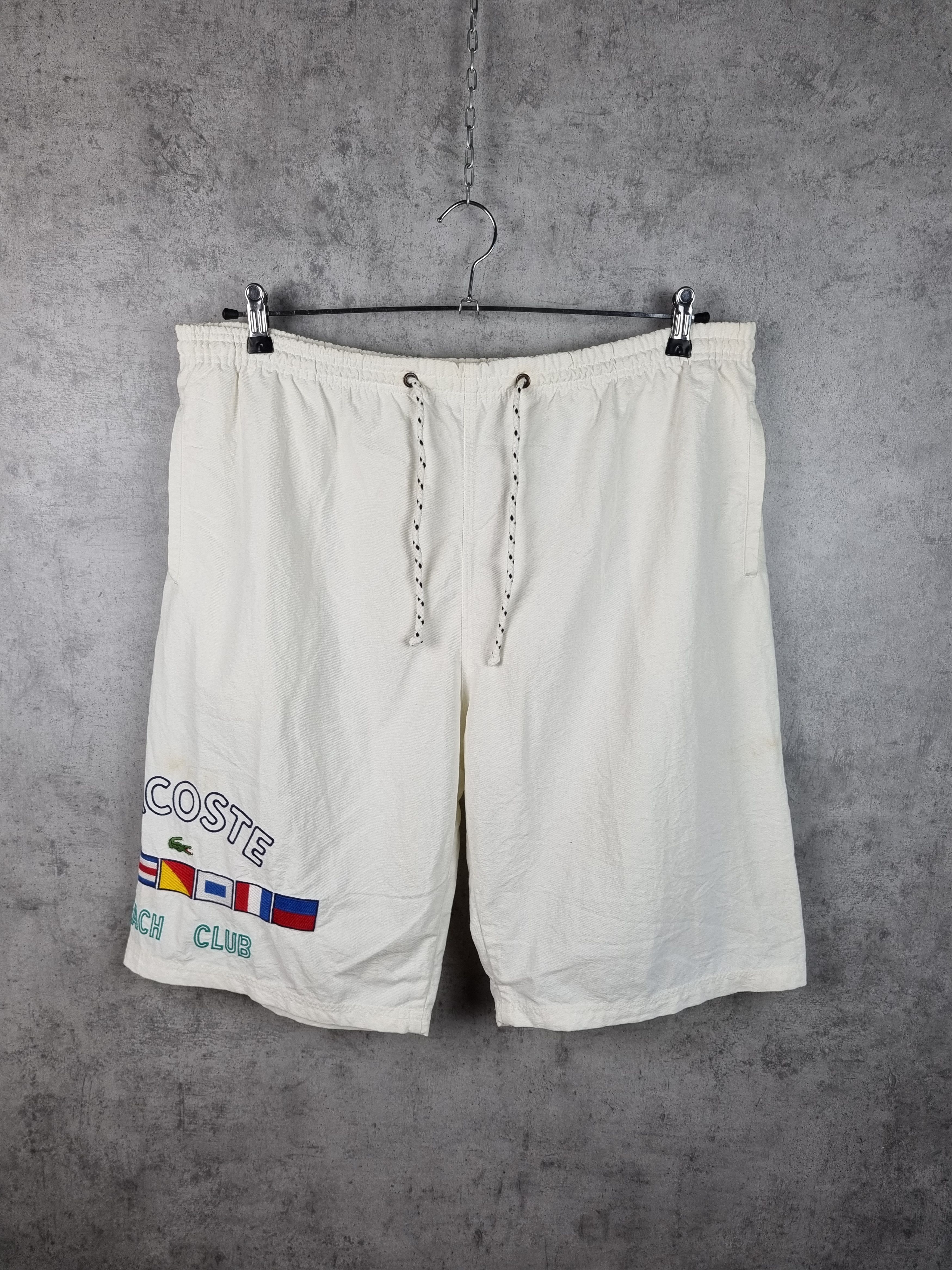 Lacoste × Vintage Rare 80s LACOSTE Sailing Marine Shorts GOLF WANG Size US 32 / EU 48 - 11 Thumbnail