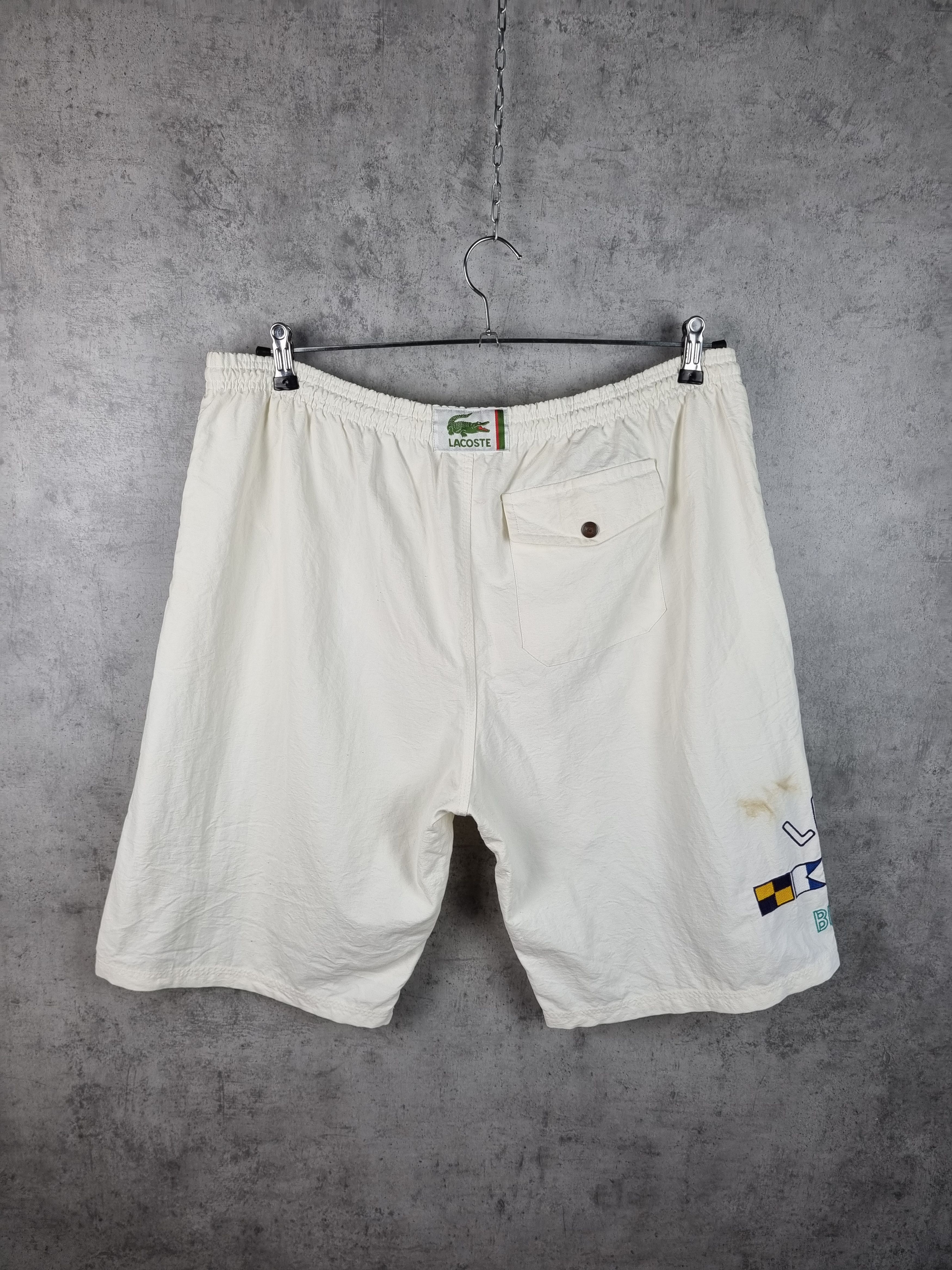 Lacoste × Vintage Rare 80s LACOSTE Sailing Marine Shorts GOLF WANG Size US 32 / EU 48 - 4 Thumbnail