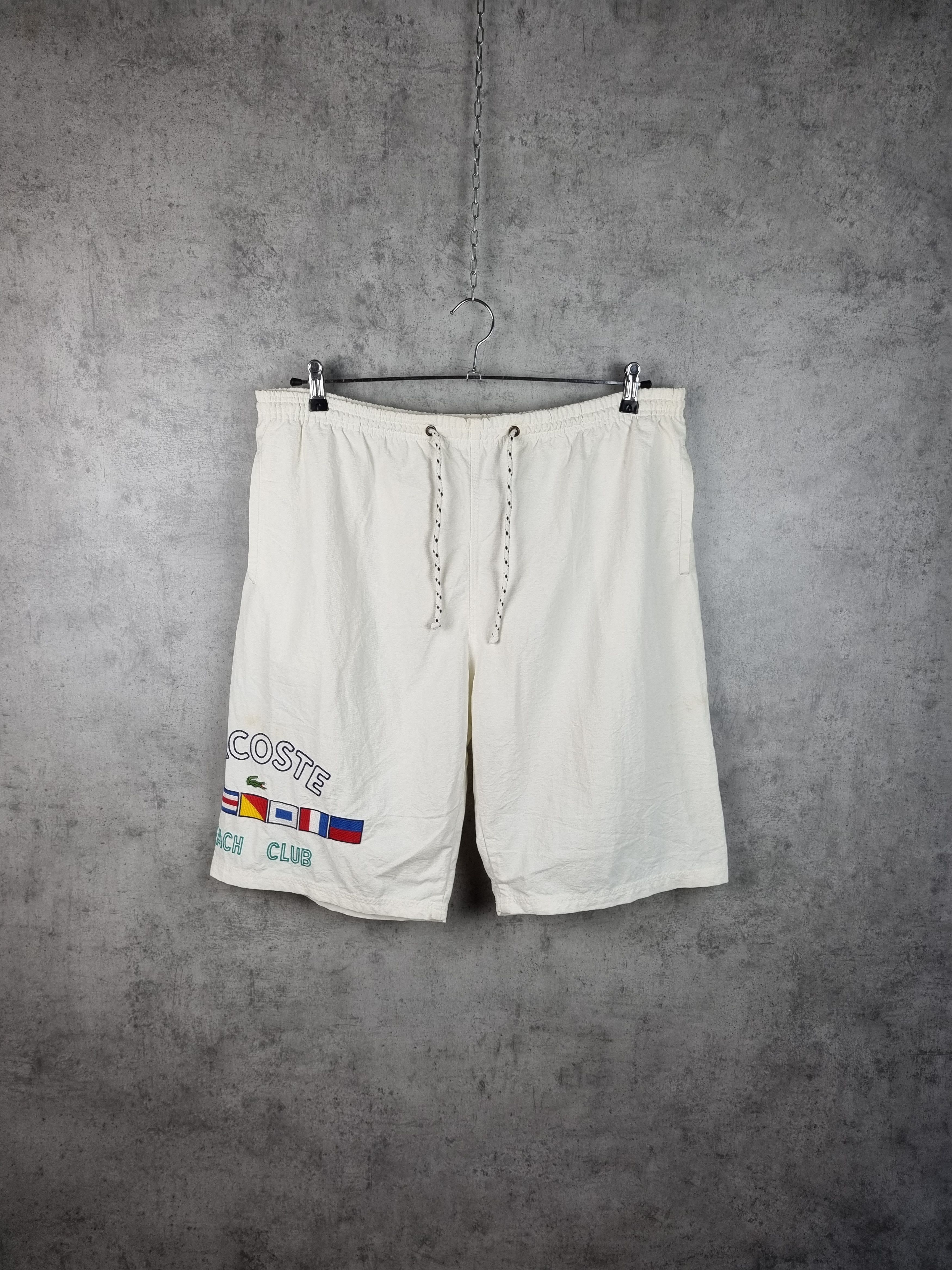 Lacoste × Vintage Rare 80s LACOSTE Sailing Marine Shorts GOLF WANG Size US 32 / EU 48 - 2 Thumbnail