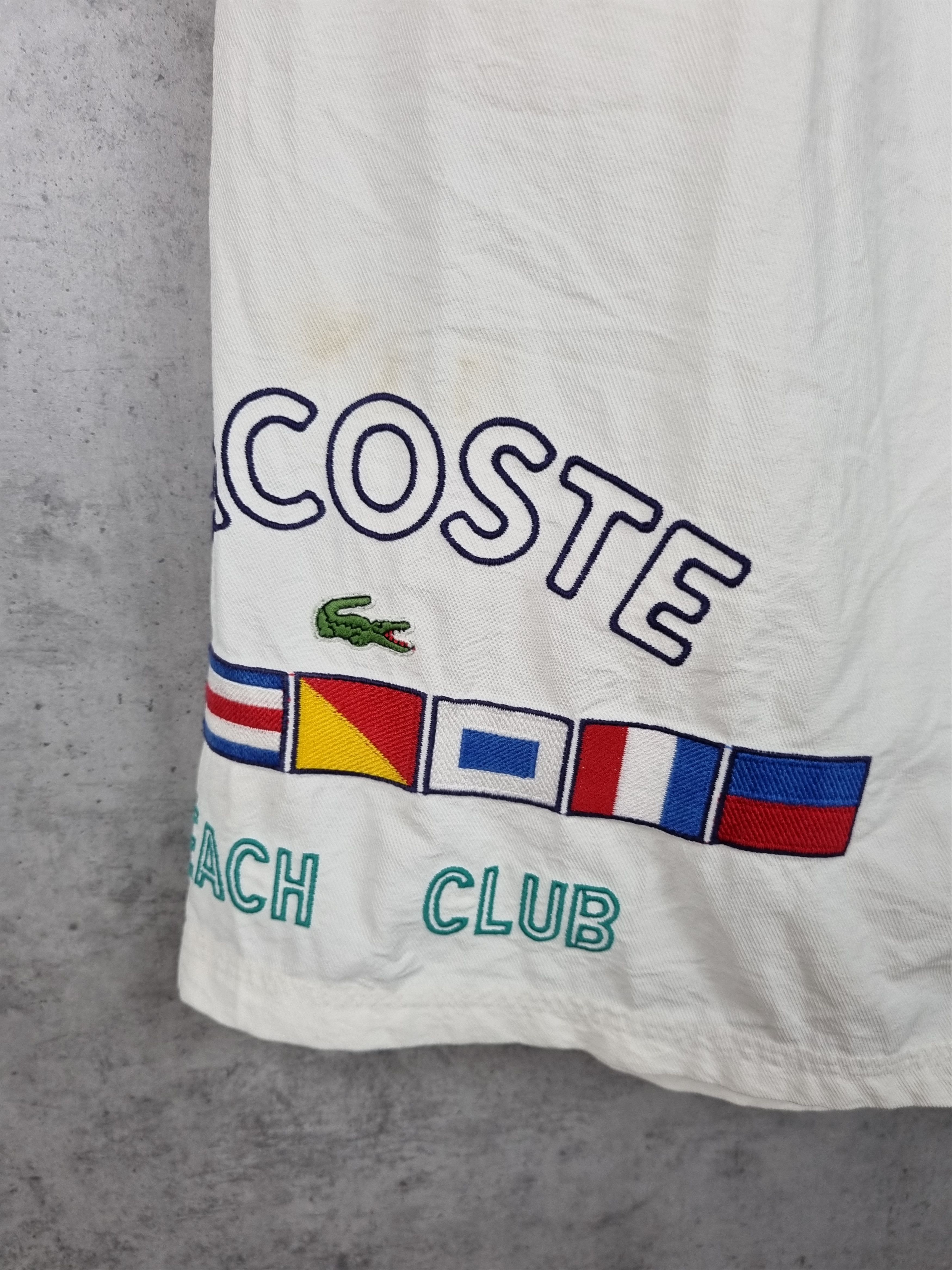 Lacoste × Vintage Rare 80s LACOSTE Sailing Marine Shorts GOLF WANG Size US 32 / EU 48 - 3 Thumbnail