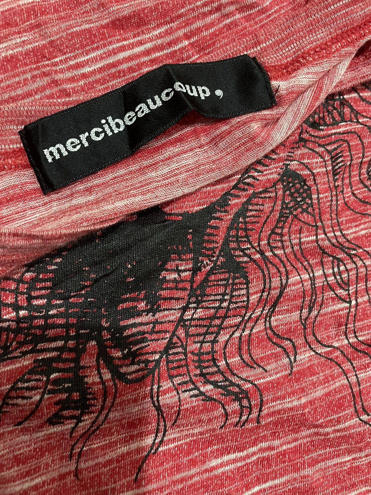 Issey Miyake Mercibeaucoup, Animal illusion Art Spellout Tee Size US L / EU 52-54 / 3 - 10 Thumbnail
