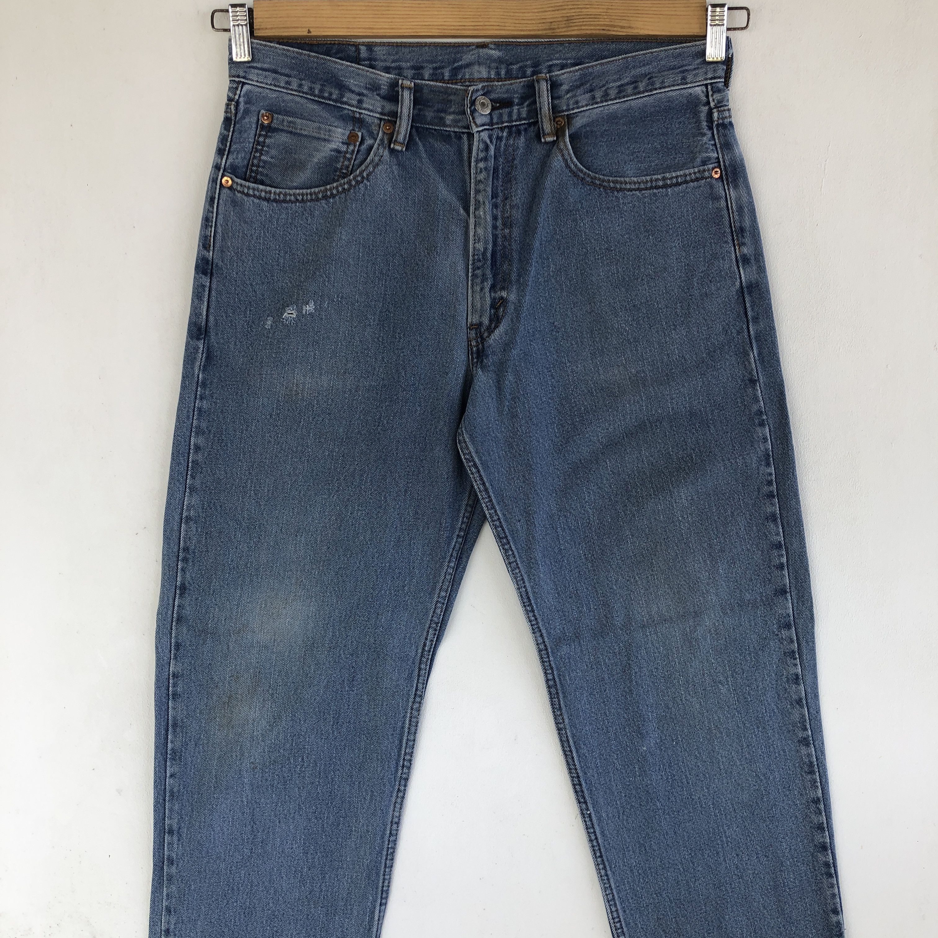 Levi's Vintage Levi's 550 Light Wash Jeans Levis Sun Faded Denim Size US 34 / EU 50 - 3 Thumbnail
