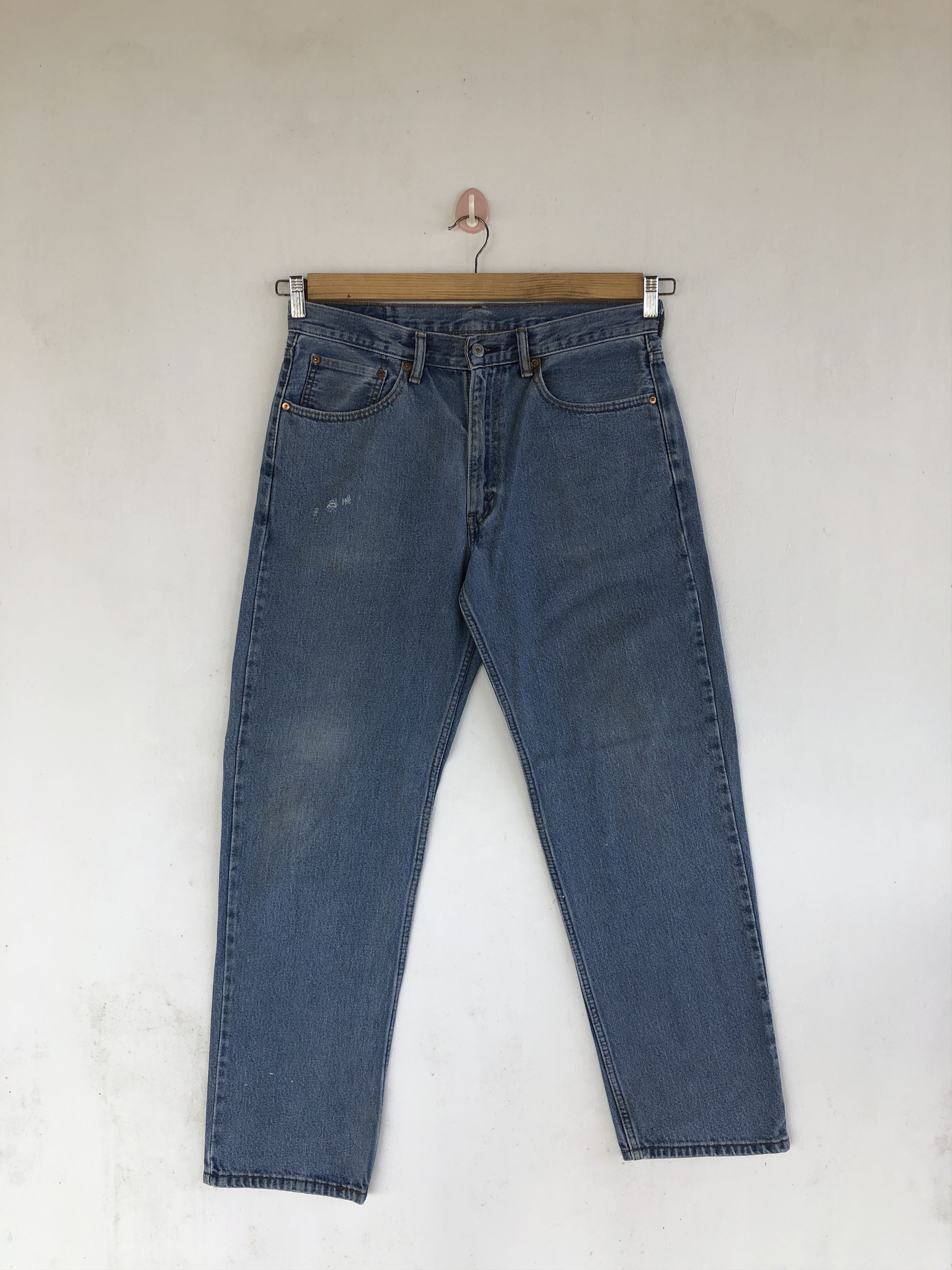 Levi's Vintage Levi's 550 Light Wash Jeans Levis Sun Faded Denim Size US 34 / EU 50 - 1 Thumbnail