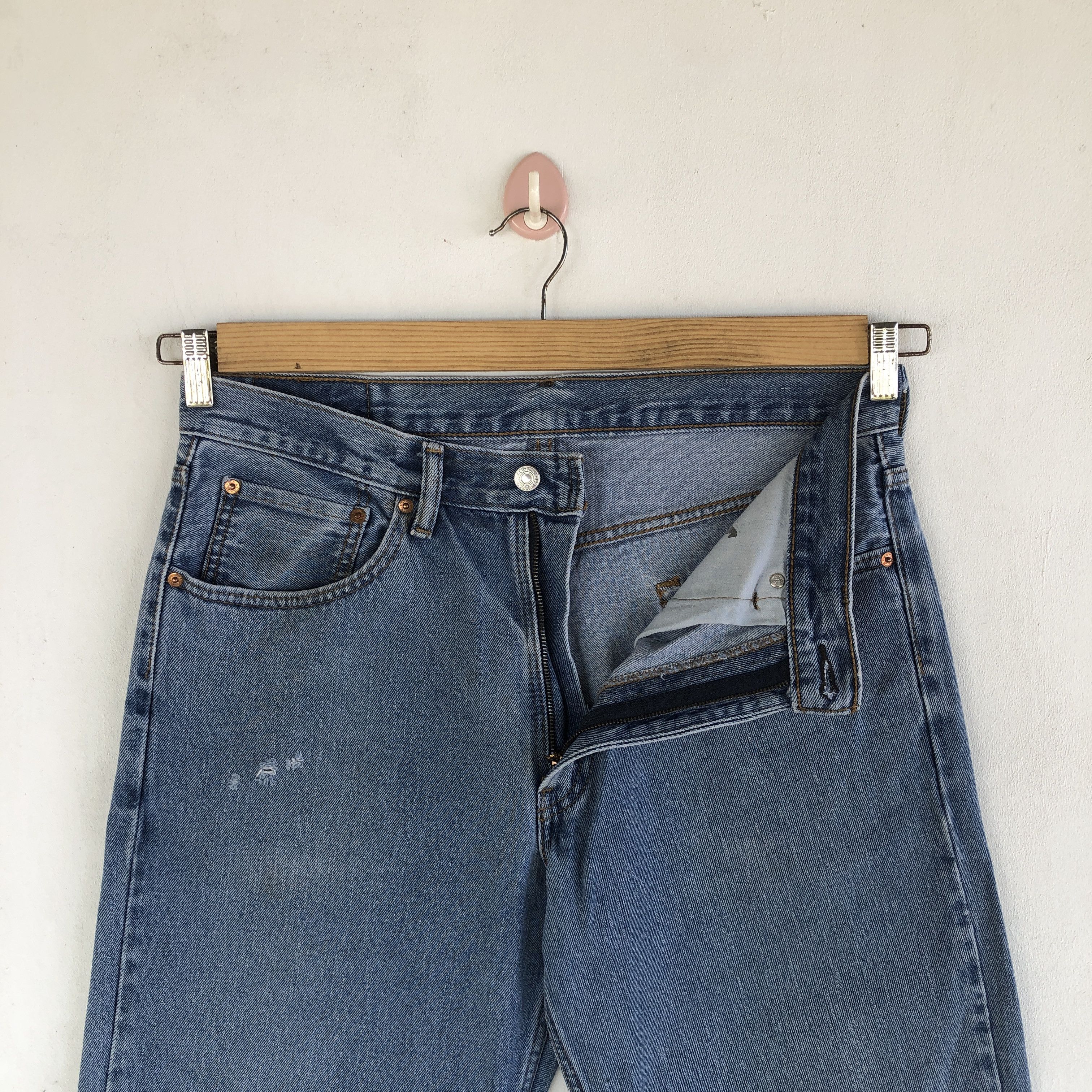 Levi's Vintage Levi's 550 Light Wash Jeans Levis Sun Faded Denim Size US 34 / EU 50 - 6 Thumbnail