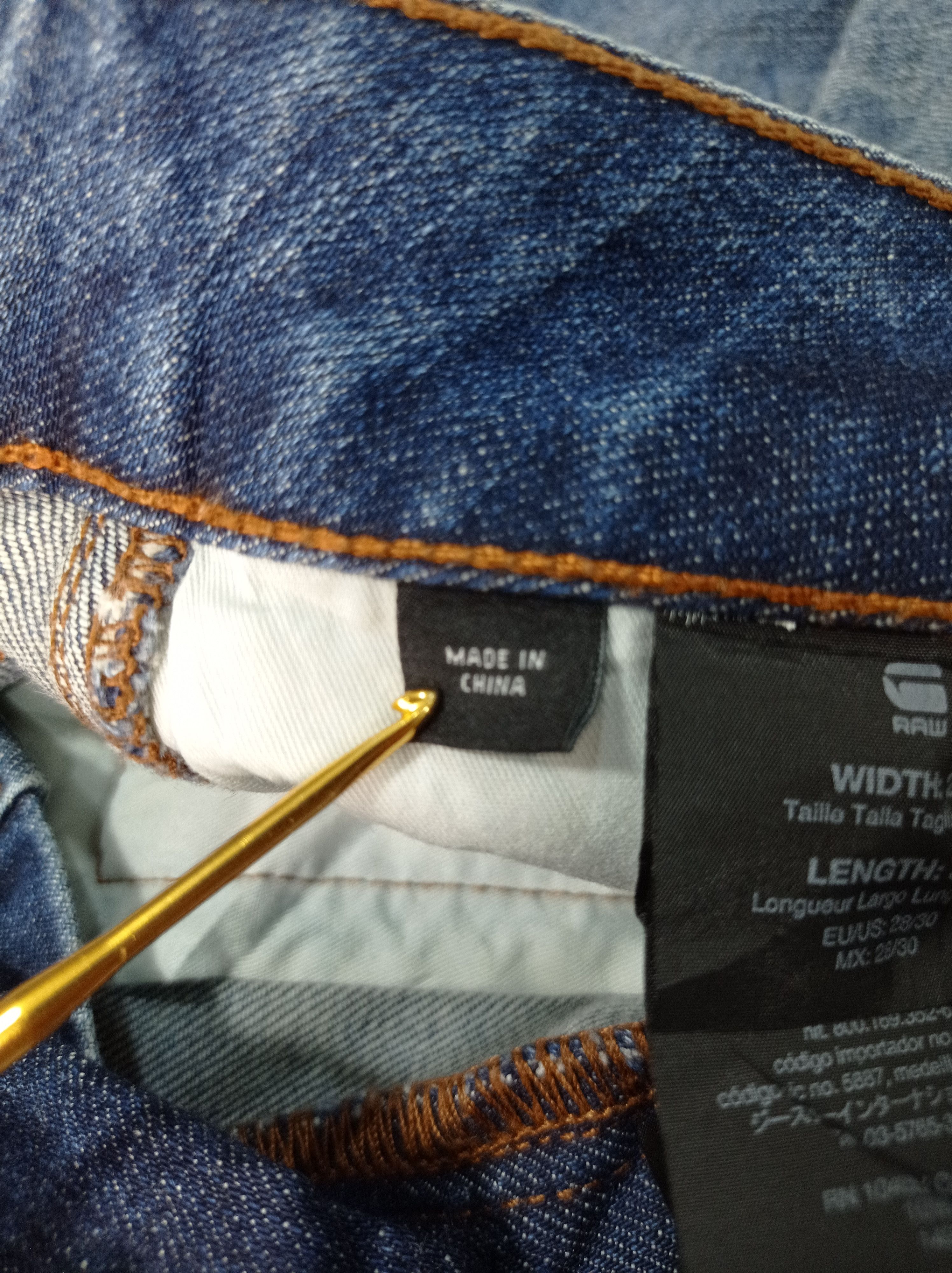 G-Star G Star Raw Double Knee Denim Pants Size US 29 - 4 Thumbnail