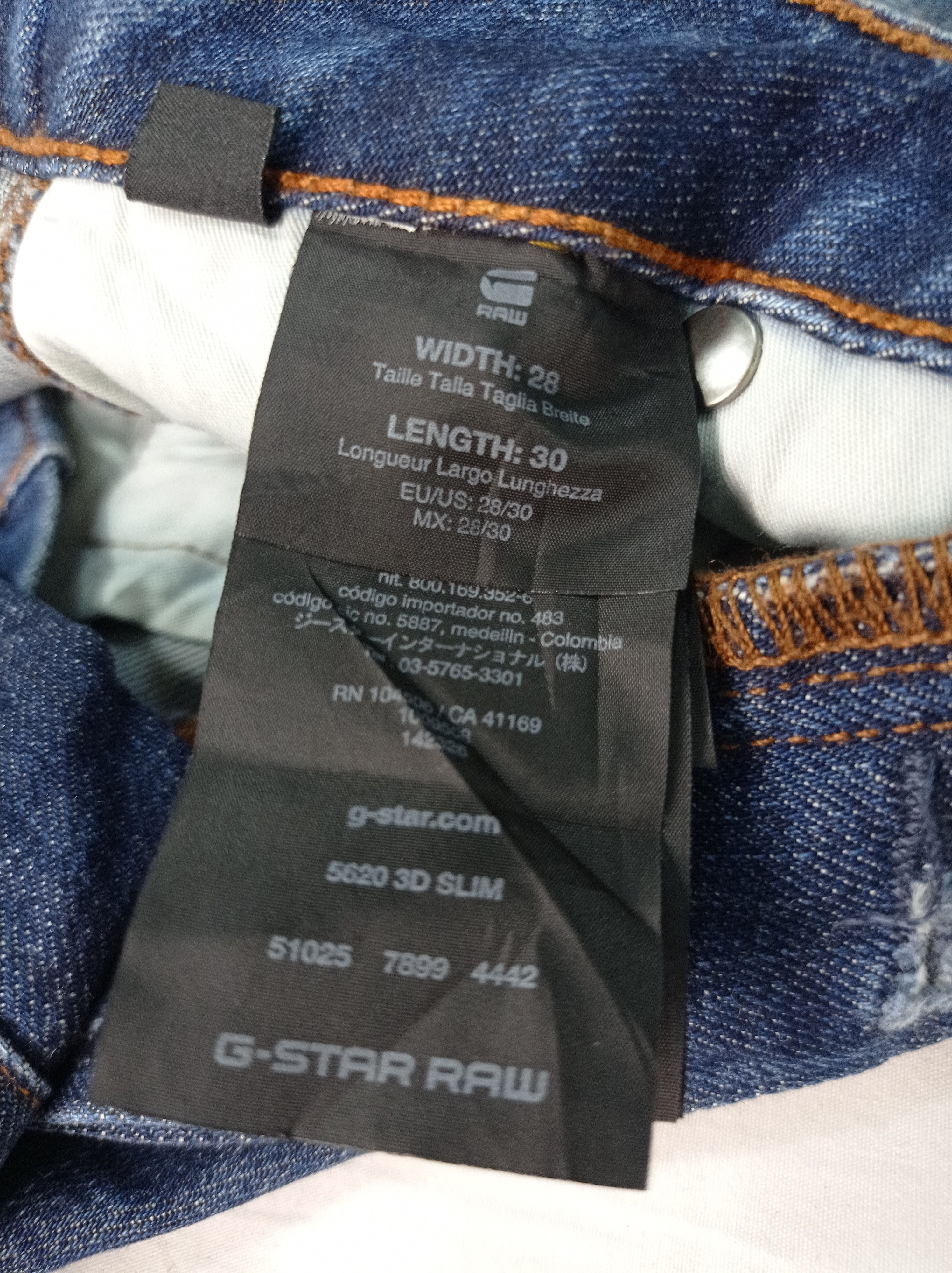 G-Star G Star Raw Double Knee Denim Pants Size US 29 - 5 Thumbnail