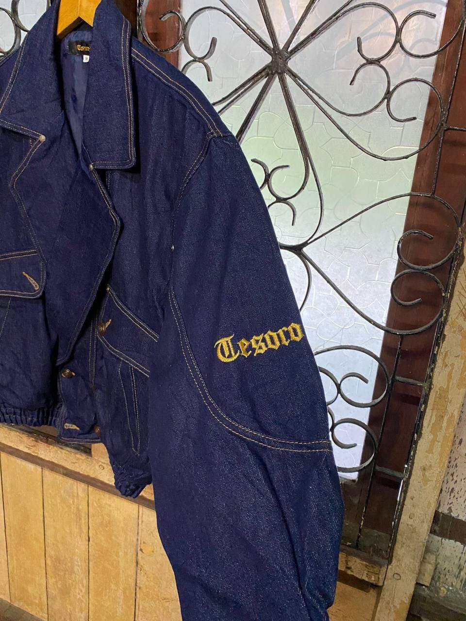 Japanese Brand VINTAGE CESORO MIO DENIM JACKET Size US M / EU 48-50 / 2 - 8 Thumbnail