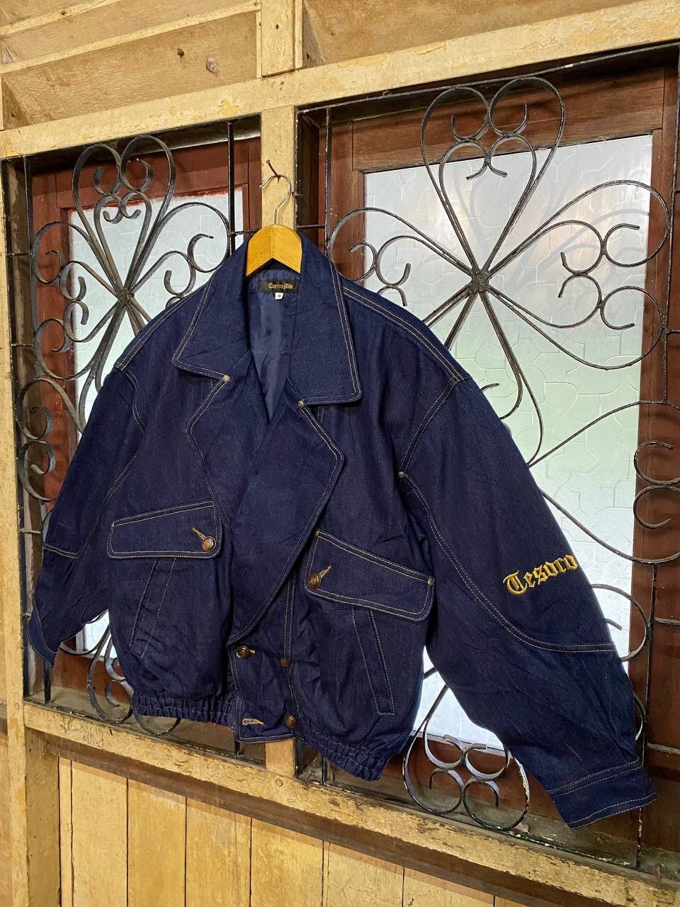 Japanese Brand VINTAGE CESORO MIO DENIM JACKET Size US M / EU 48-50 / 2 - 5 Thumbnail