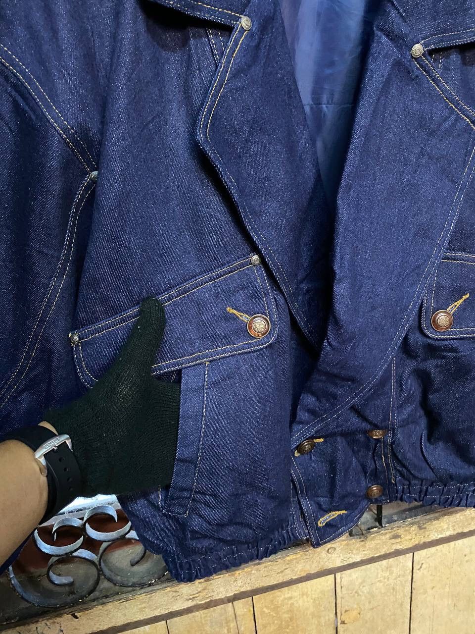Japanese Brand VINTAGE CESORO MIO DENIM JACKET Size US M / EU 48-50 / 2 - 6 Thumbnail