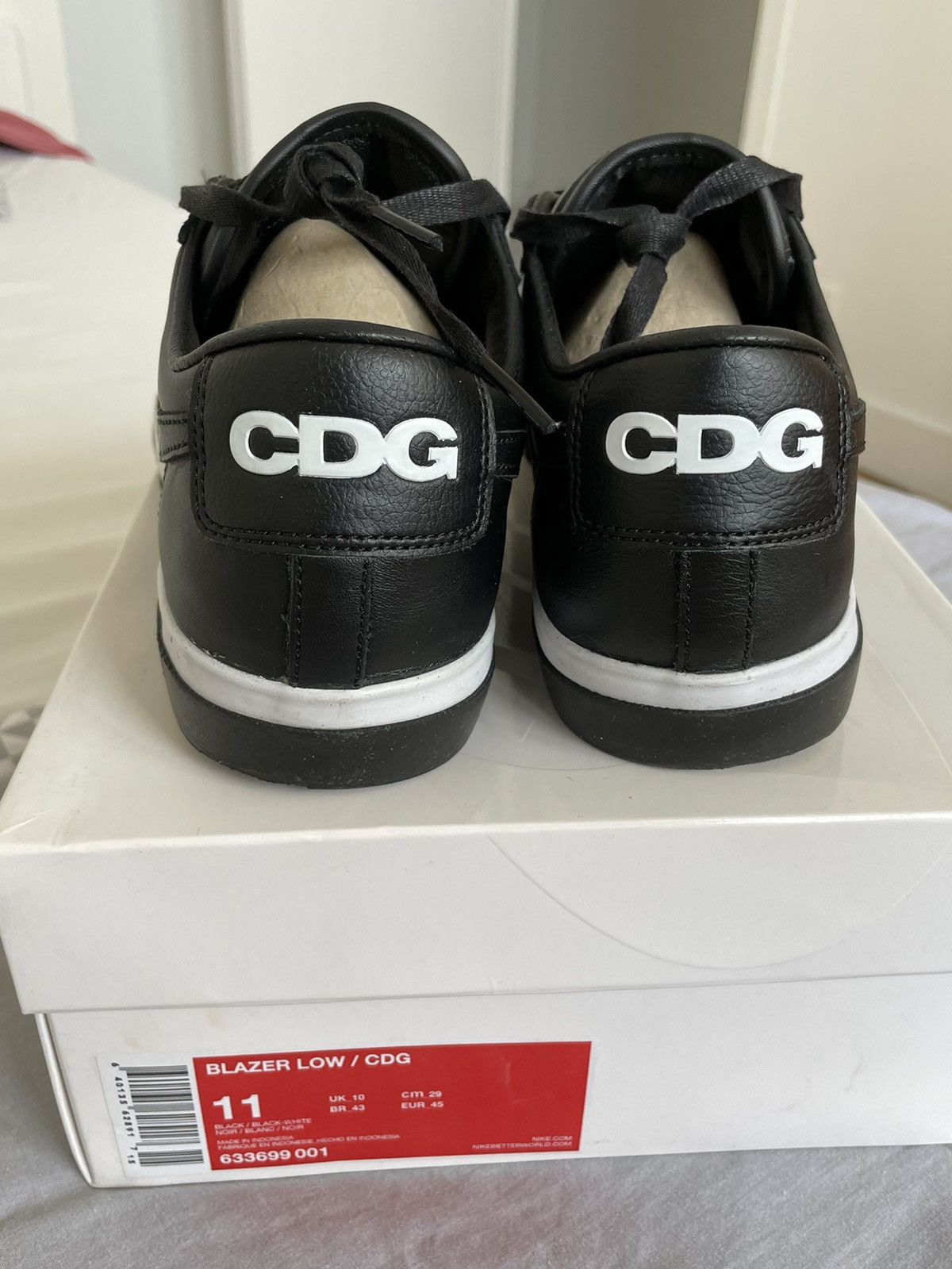 Comme des Garcons × Nike Comme des Garcons x Blazer Low 2016 Size US 11 / EU 44 - 7 Thumbnail