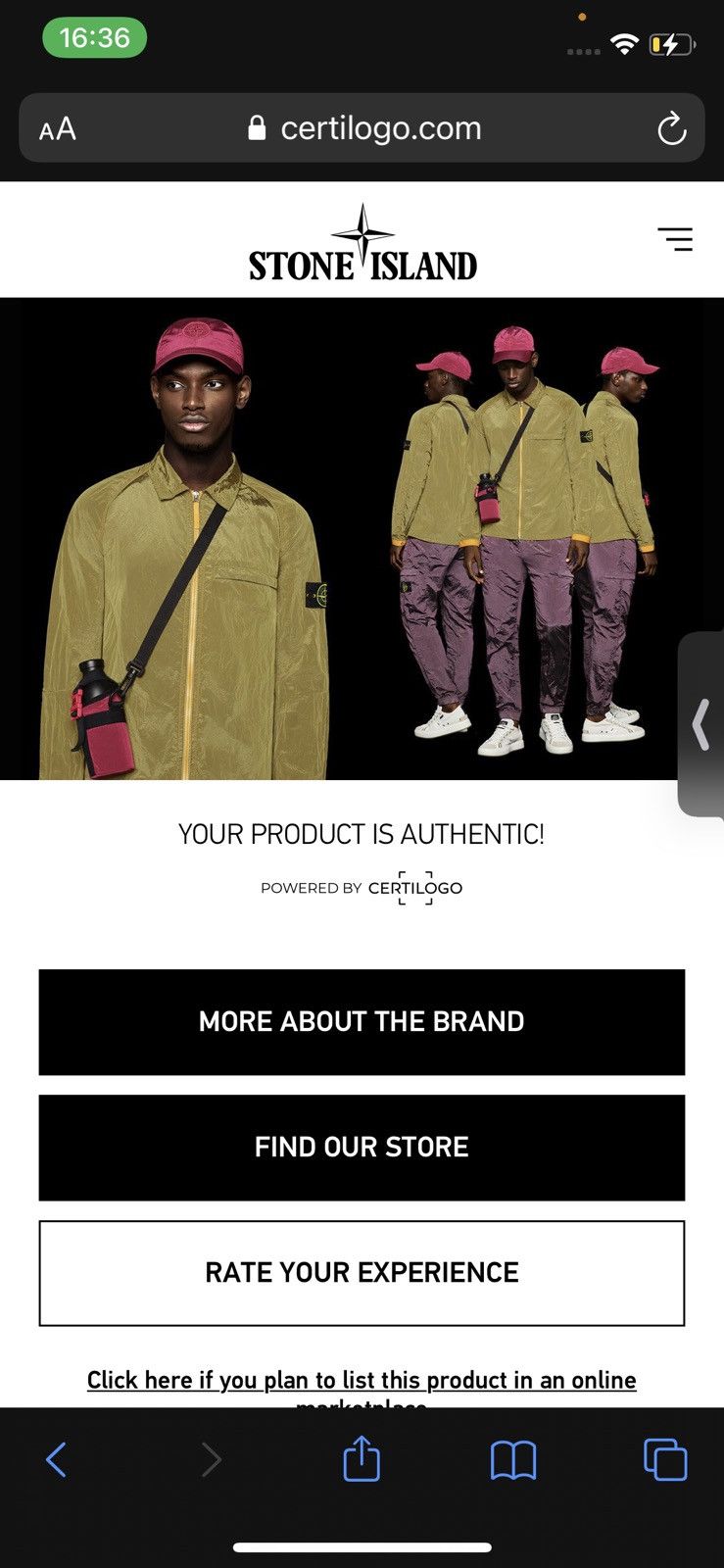 Stone Island Stone Island Cargo Pants Type LO Size US 33 - 14 Thumbnail
