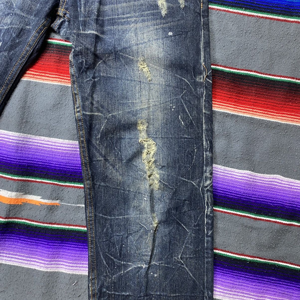 Vintage Vintage Nylaus Japanese Double Waist Lighting Design Denim Size US 33 - 6 Thumbnail