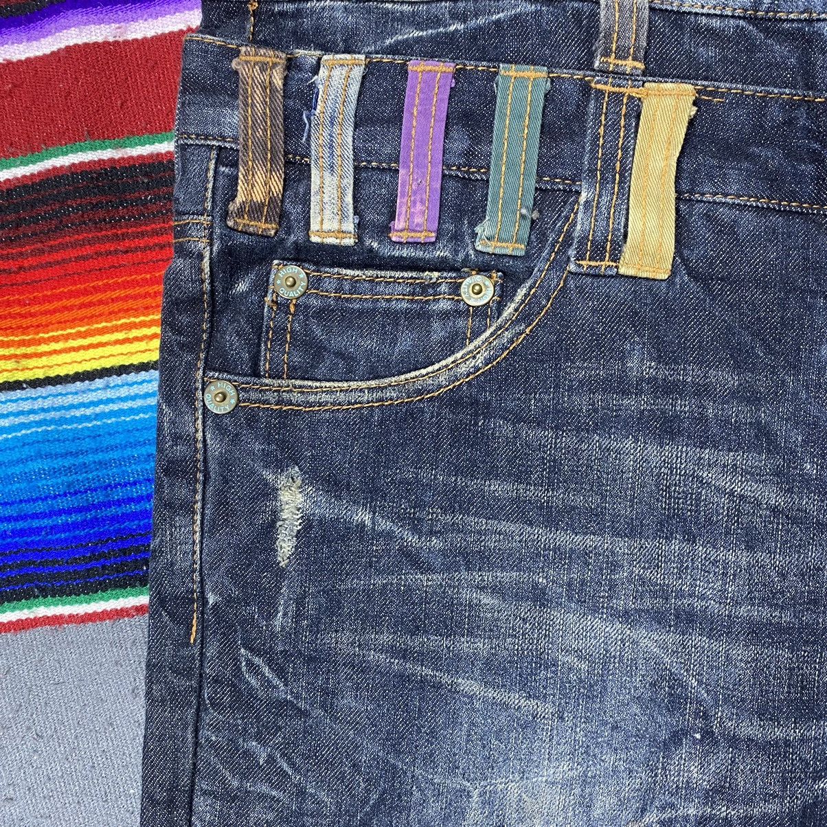 Vintage Vintage Nylaus Japanese Double Waist Lighting Design Denim Size US 33 - 9 Thumbnail