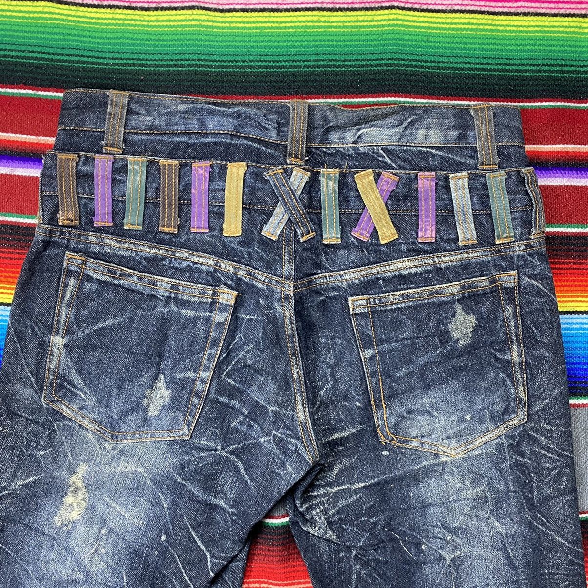 Vintage Vintage Nylaus Japanese Double Waist Lighting Design Denim Size US 33 - 13 Thumbnail