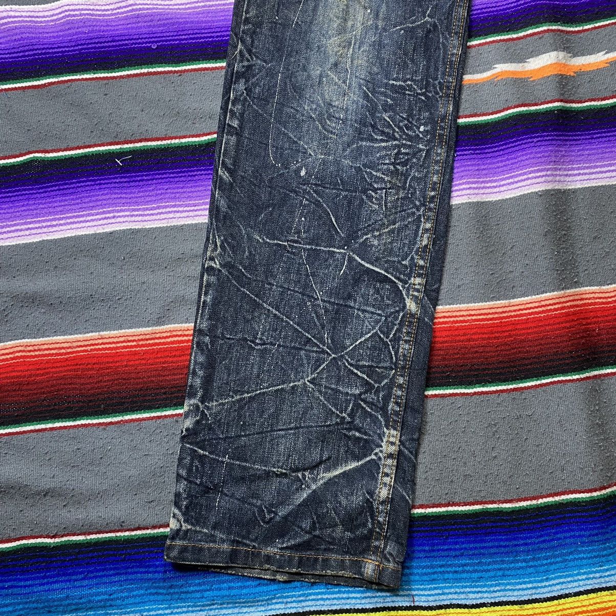Vintage Vintage Nylaus Japanese Double Waist Lighting Design Denim Size US 33 - 4 Thumbnail