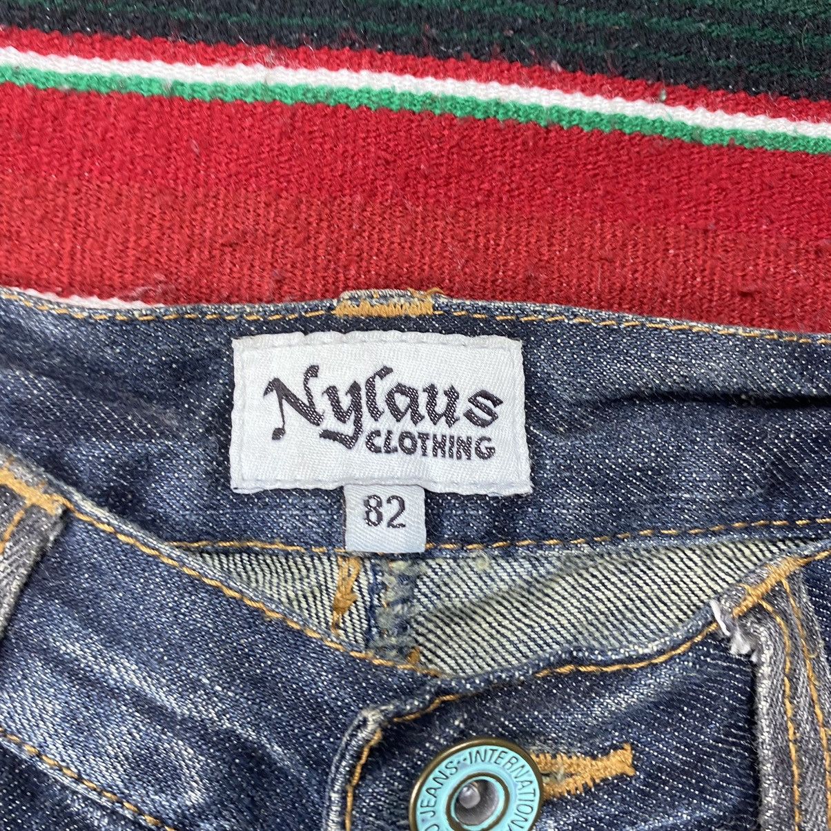 Vintage Vintage Nylaus Japanese Double Waist Lighting Design Denim Size US 33 - 10 Thumbnail