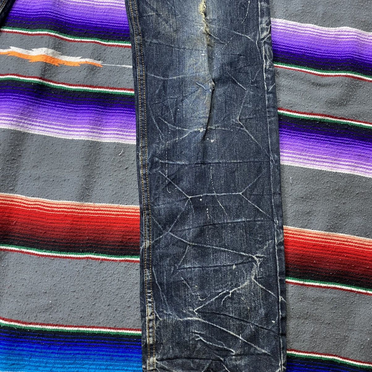 Vintage Vintage Nylaus Japanese Double Waist Lighting Design Denim Size US 33 - 5 Thumbnail
