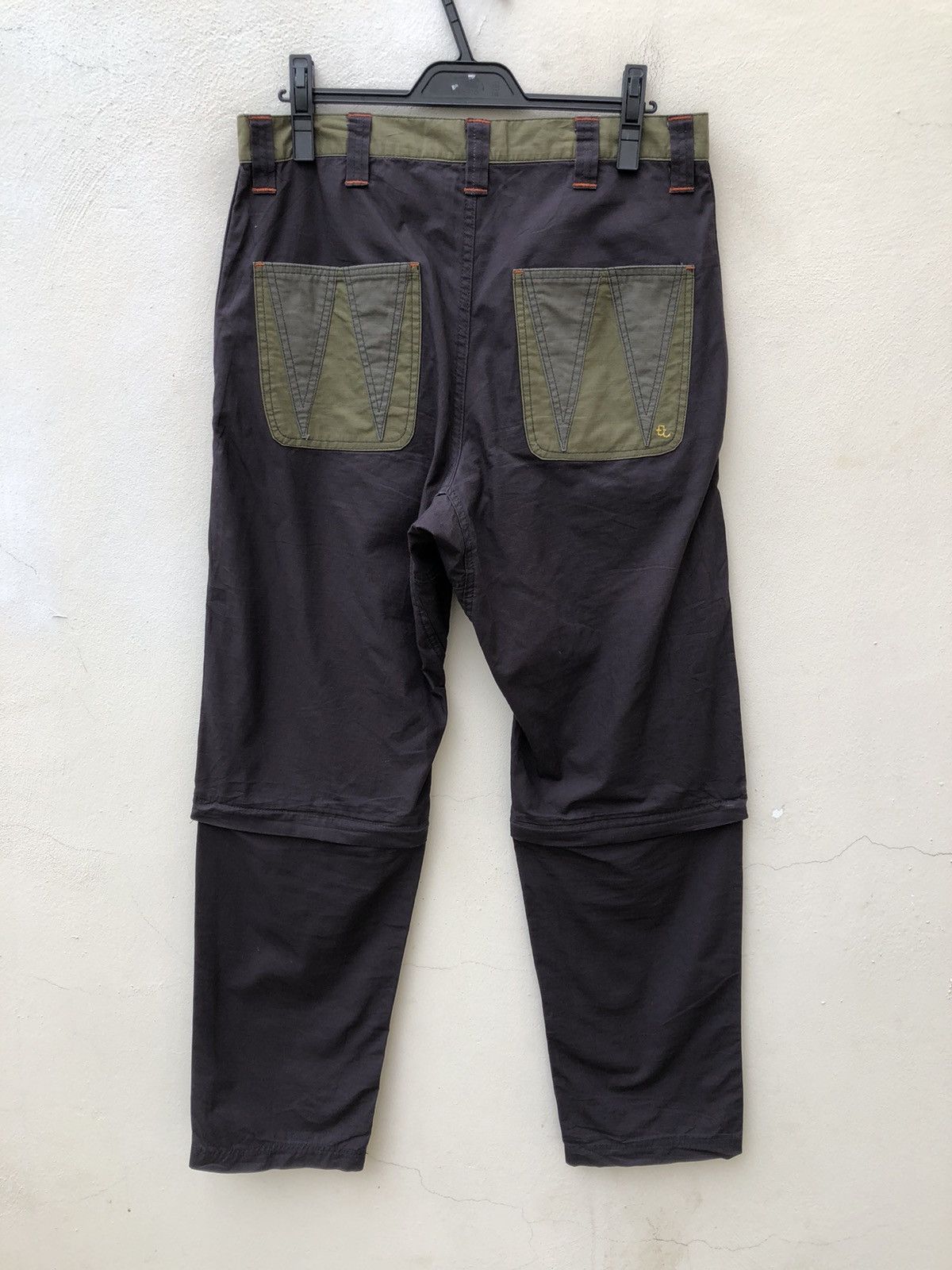 Vintage Japanese Designer ELNEST Ripstop Modular Trouser Size US 31 - 17 Thumbnail