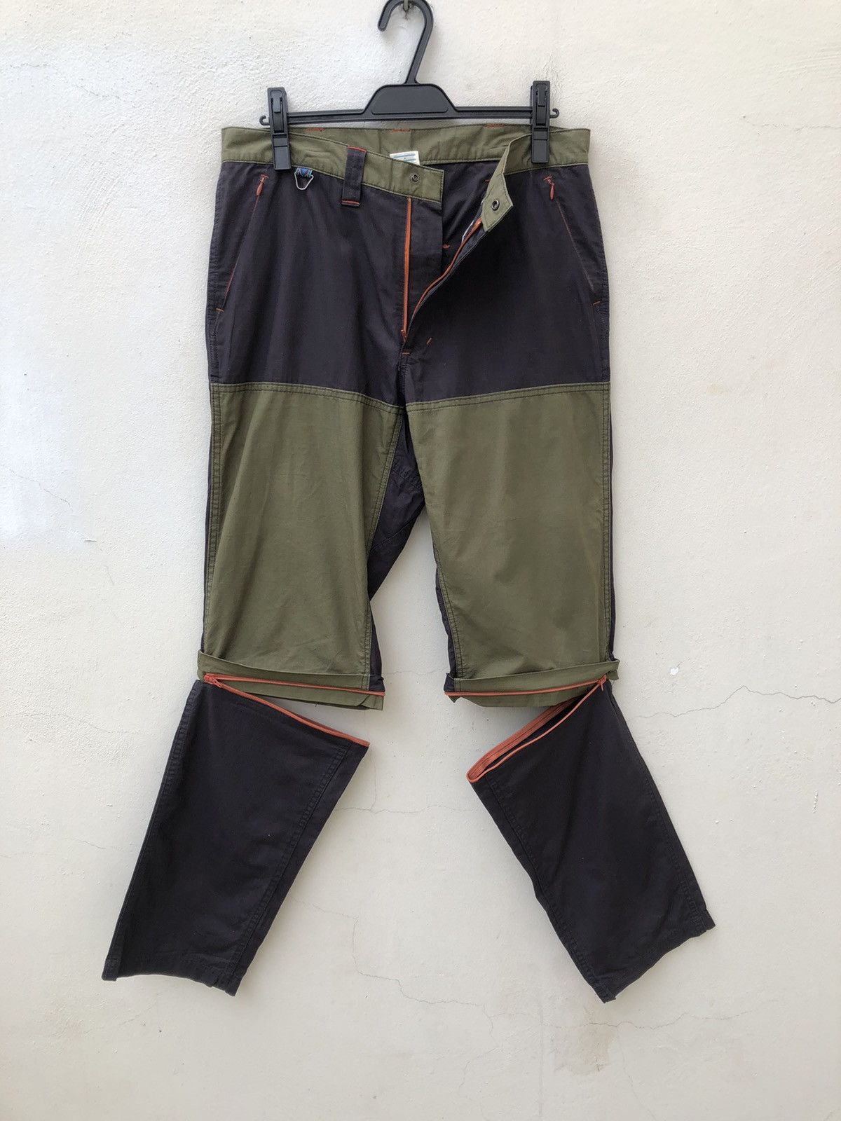 Vintage Japanese Designer ELNEST Ripstop Modular Trouser Size US 31 - 15 Thumbnail