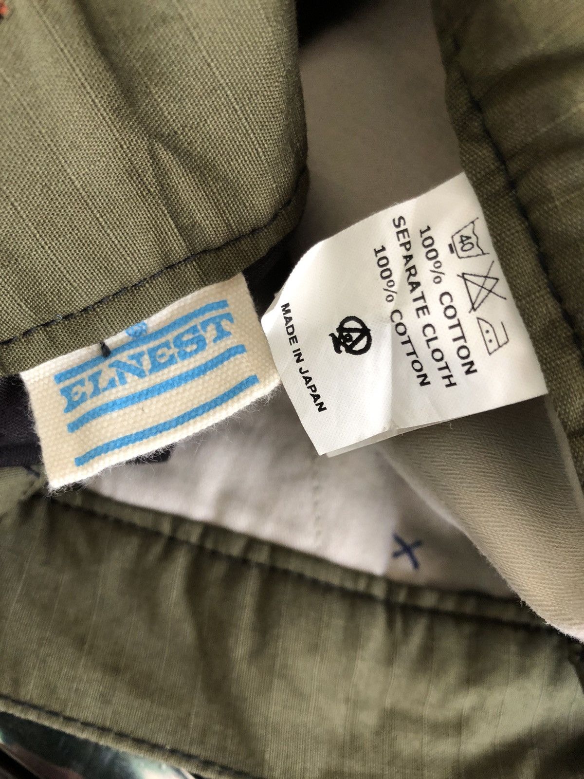 Vintage Japanese Designer ELNEST Ripstop Modular Trouser Size US 31 - 24 Thumbnail