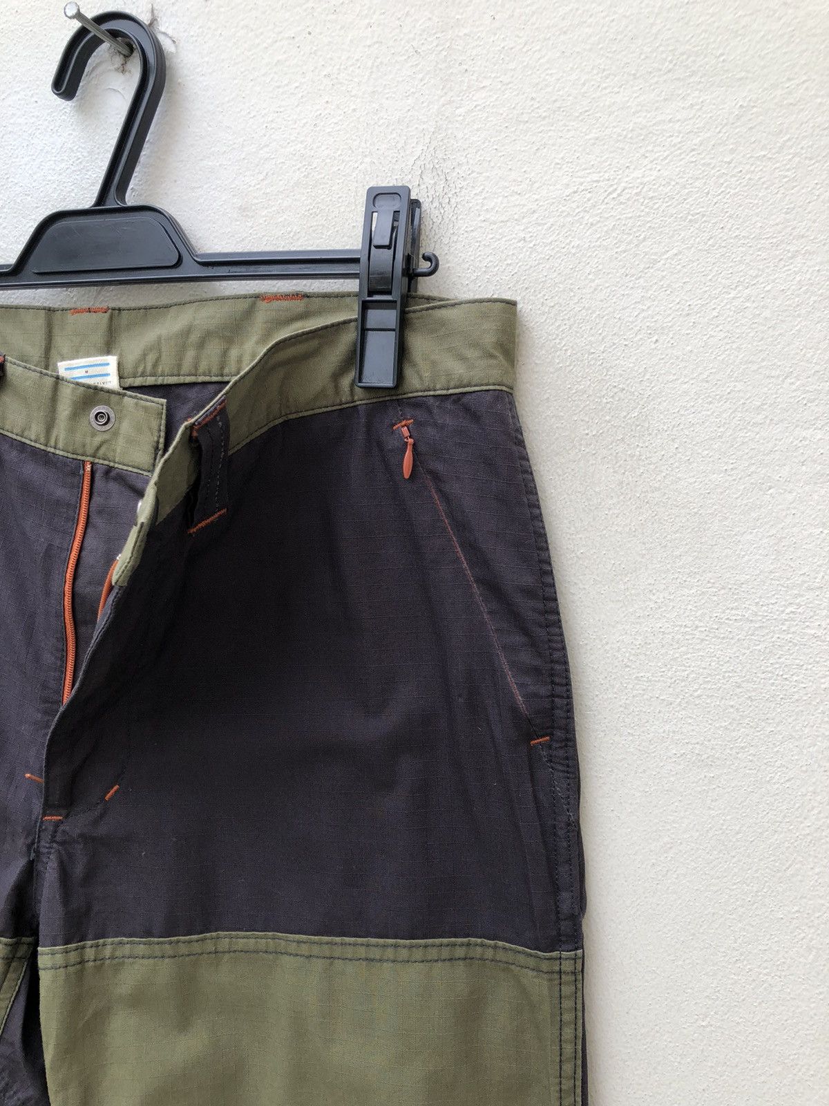 Vintage Japanese Designer ELNEST Ripstop Modular Trouser Size US 31 - 12 Thumbnail