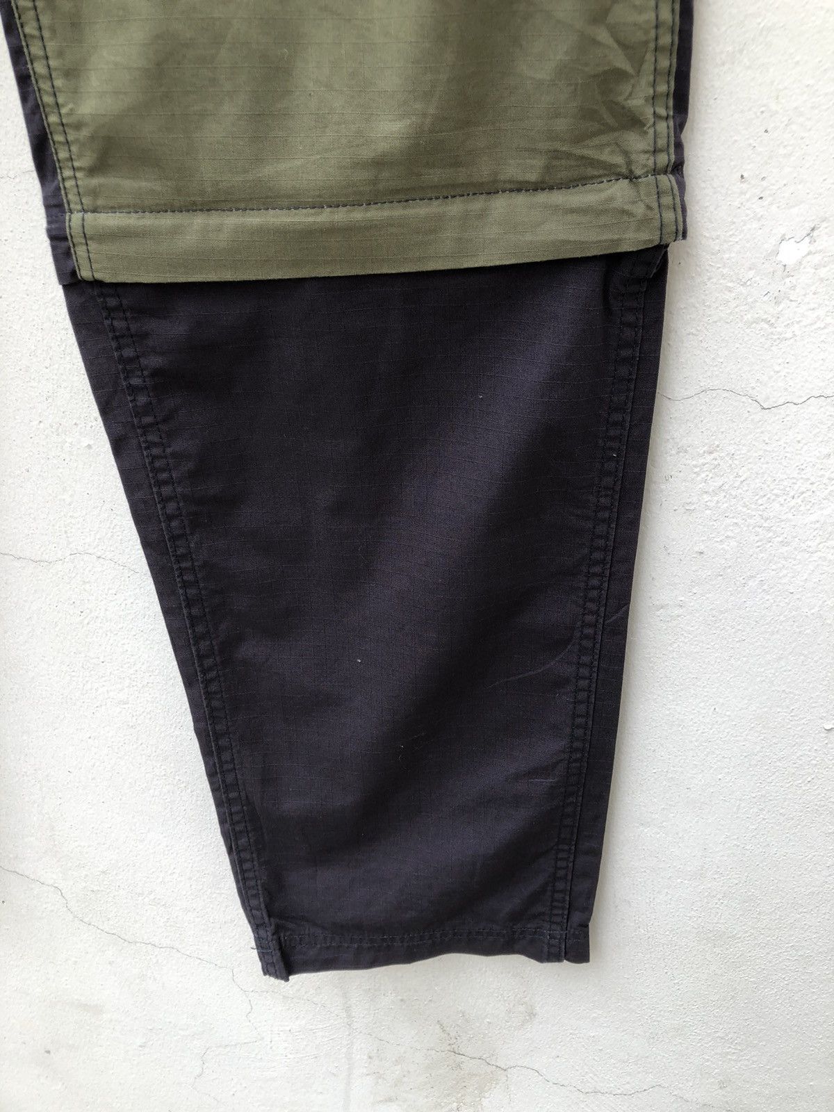 Vintage Japanese Designer ELNEST Ripstop Modular Trouser Size US 31 - 14 Thumbnail