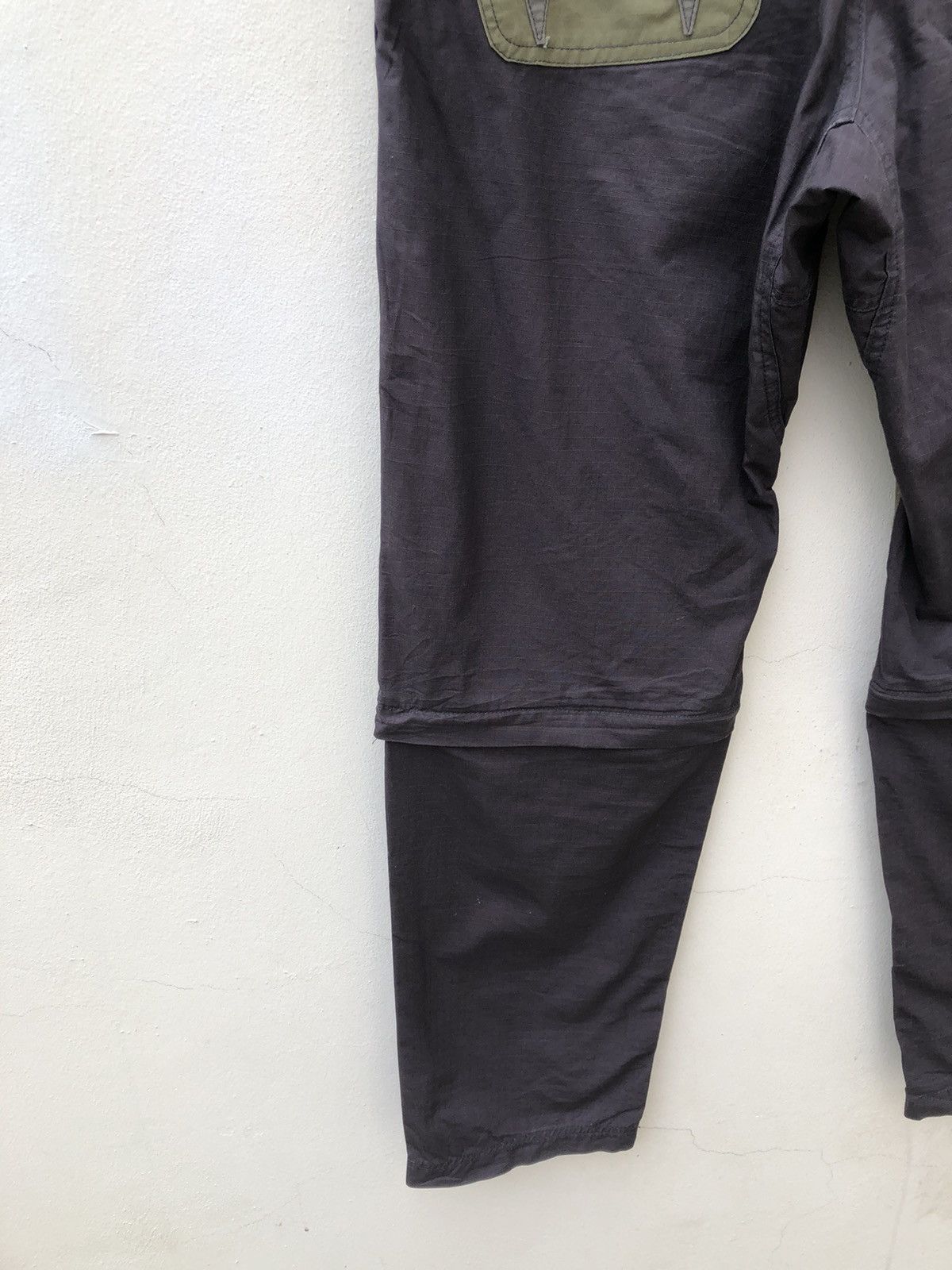 Vintage Japanese Designer ELNEST Ripstop Modular Trouser Size US 31 - 20 Thumbnail