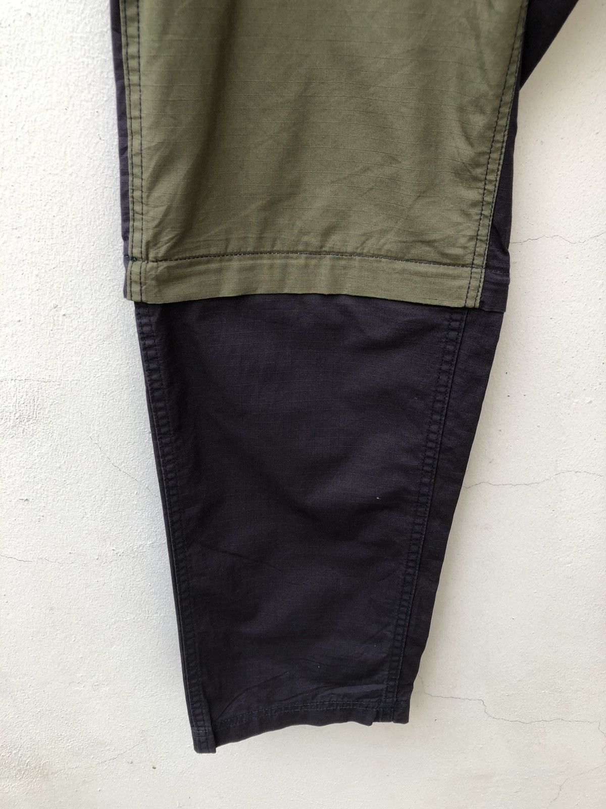 Vintage Japanese Designer ELNEST Ripstop Modular Trouser Size US 31 - 11 Thumbnail
