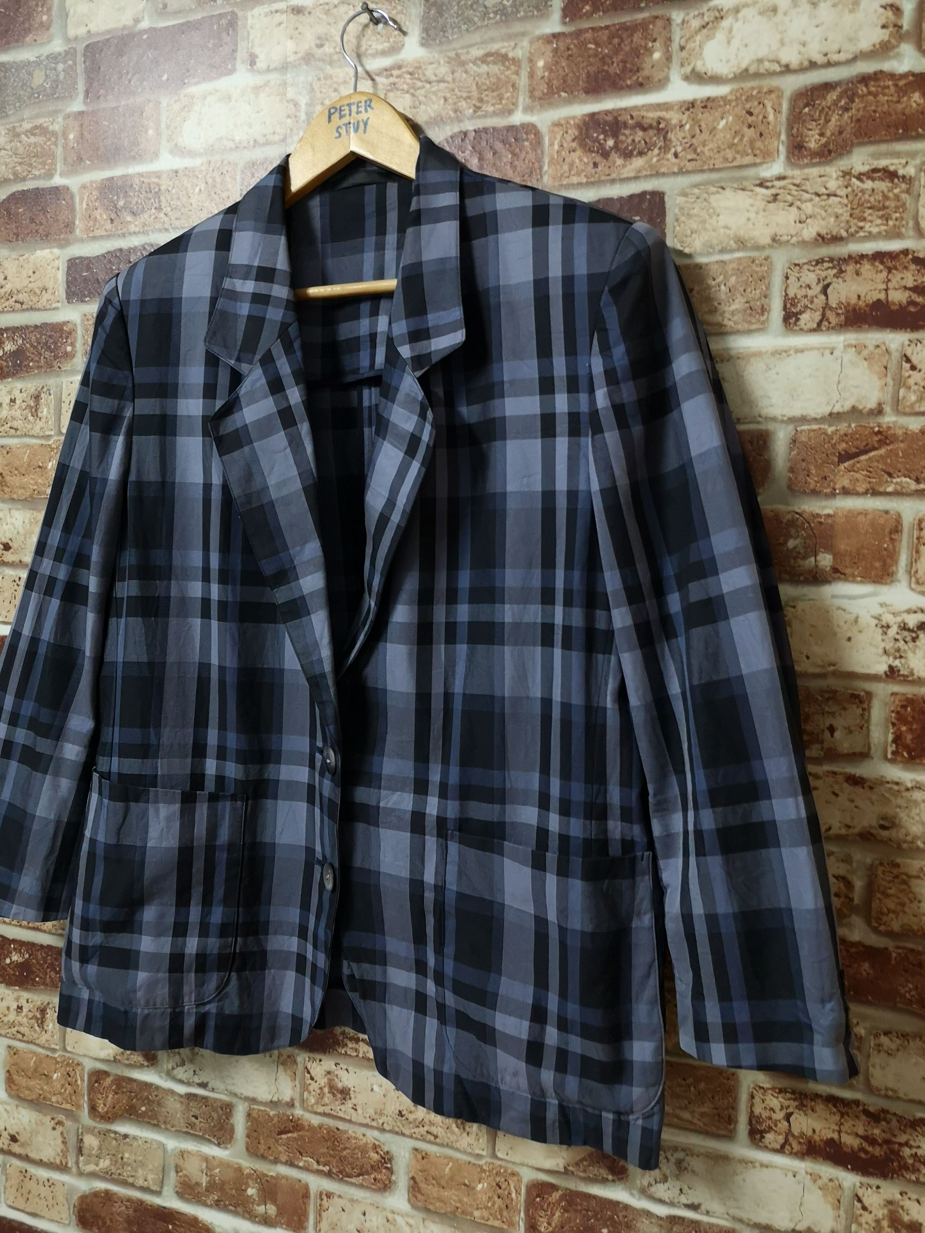 Burberry × Designer × Vintage 🔥 Vintage Burberrys Jacket Size US L / EU 52-54 / 3 - 3 Thumbnail