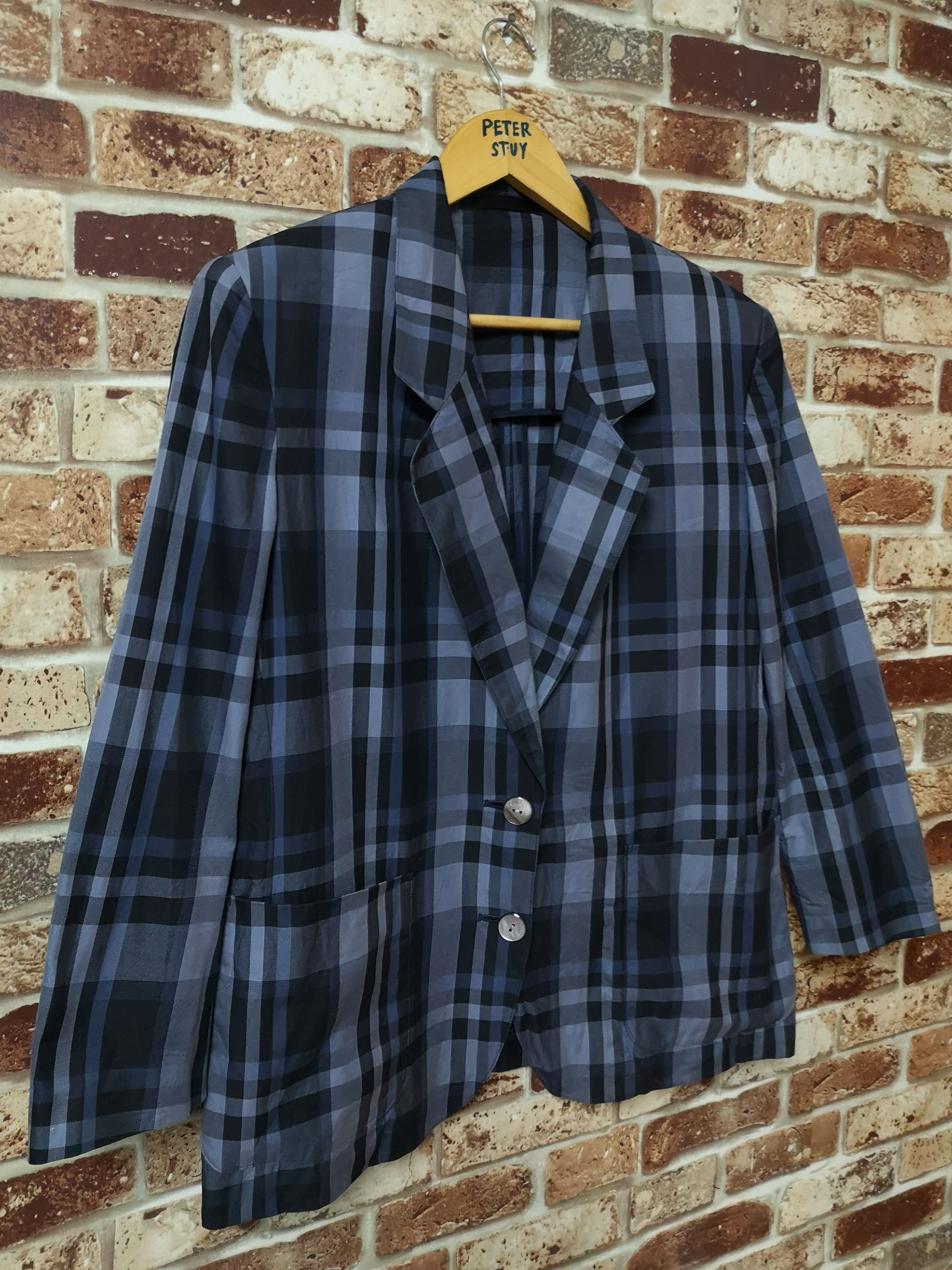 Burberry × Designer × Vintage 🔥 Vintage Burberrys Jacket Size US L / EU 52-54 / 3 - 1 Thumbnail