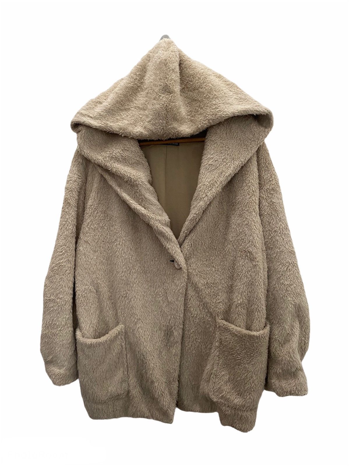 image of Anti Social Social Club The Anti Sosial & Sympathy Fleece Jacket in Cream, Men's (Size Medium)
