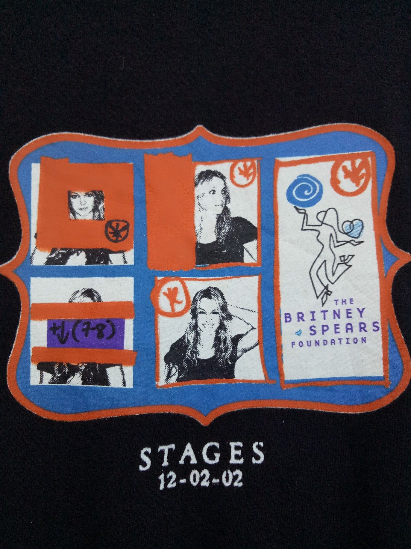 Band Tees 💥VINTAGE BRITNEY SPEARS stages singer 2002 shirt Size US L / EU 52-54 / 3 - 4 Thumbnail
