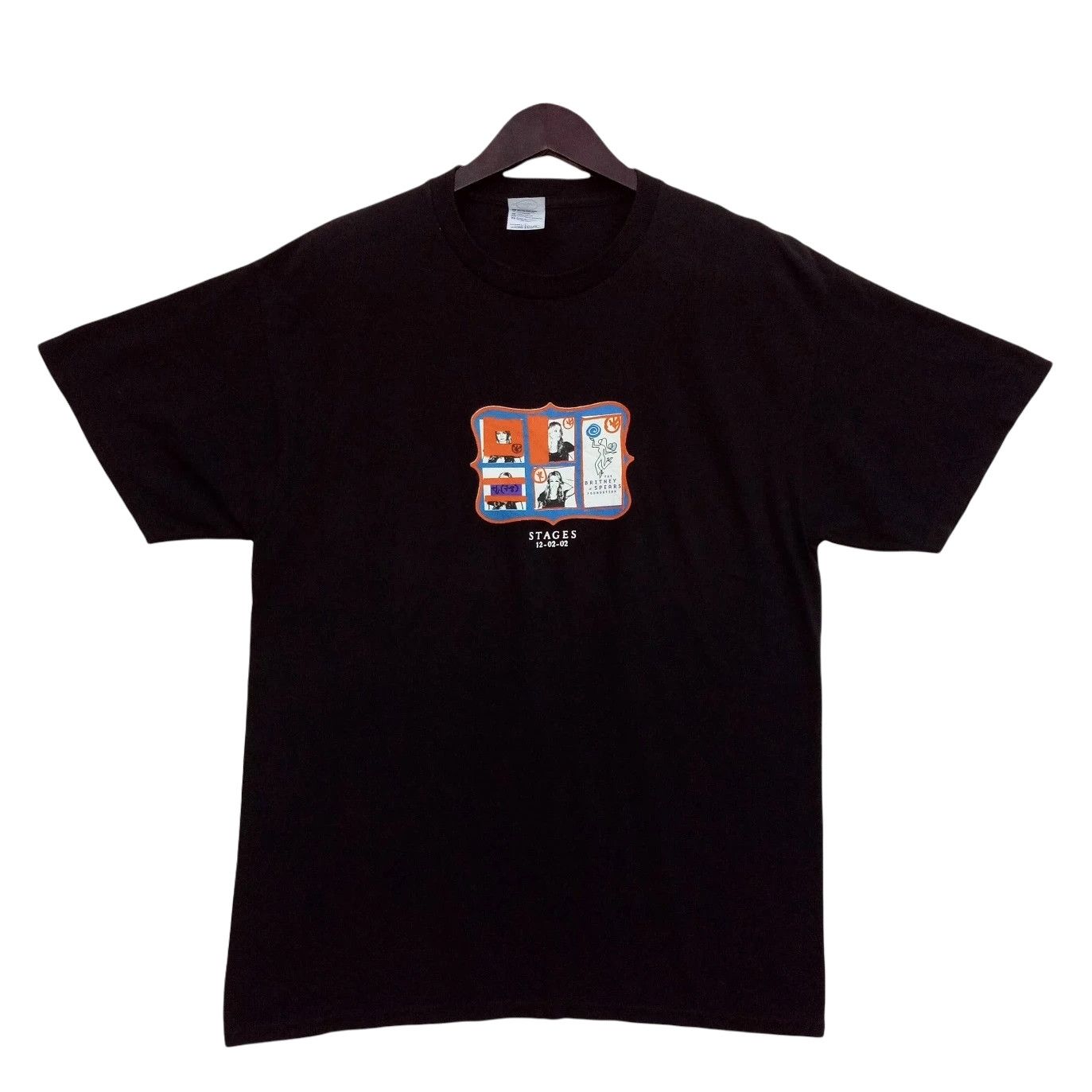 Band Tees 💥VINTAGE BRITNEY SPEARS stages singer 2002 shirt Size US L / EU 52-54 / 3 - 1 Thumbnail