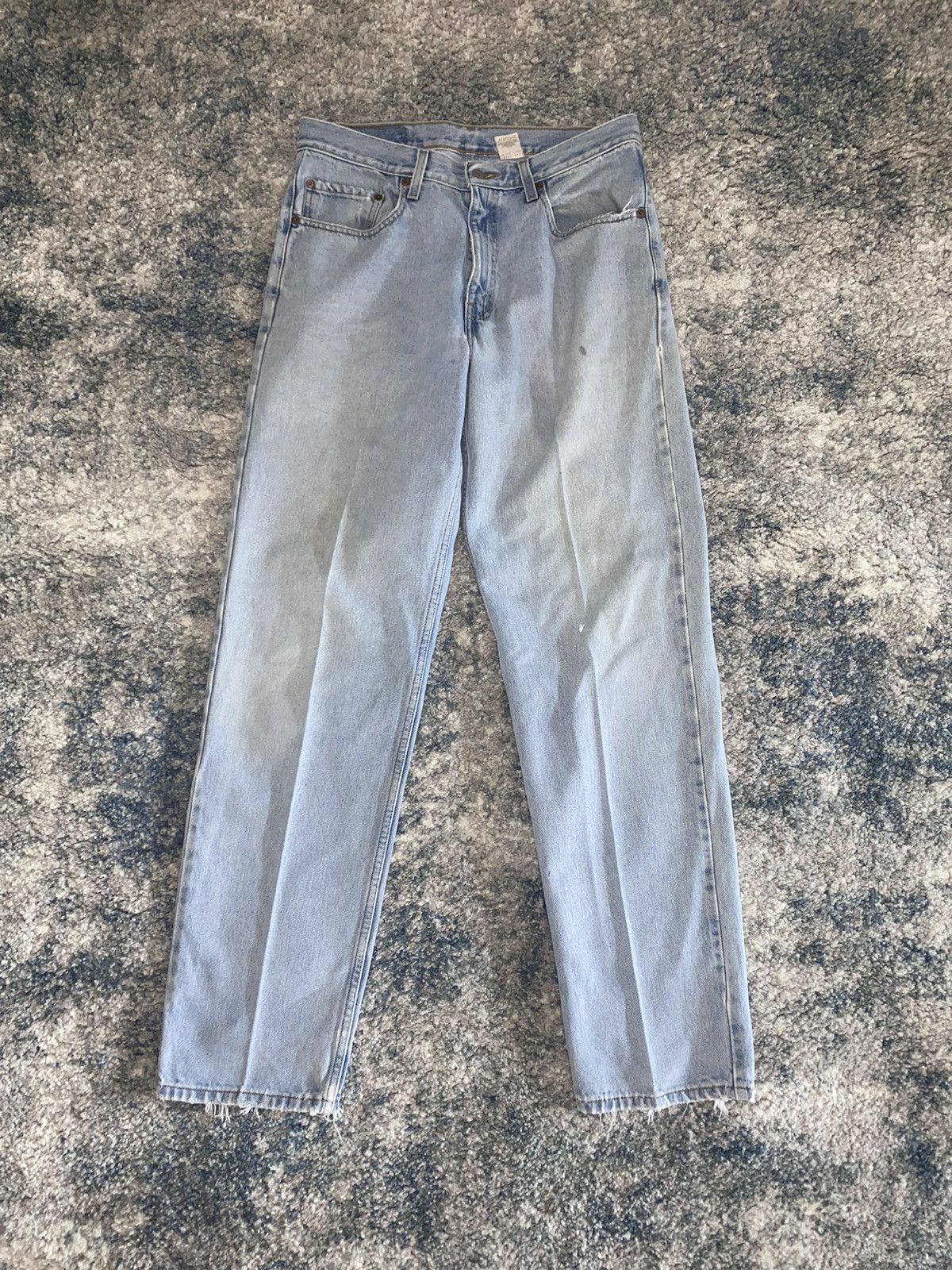 Levi's × Vintage Vintage Levi’s 550 Baggy Light Blue Denim Jeans Size US 32 / EU 48 - 1 Thumbnail