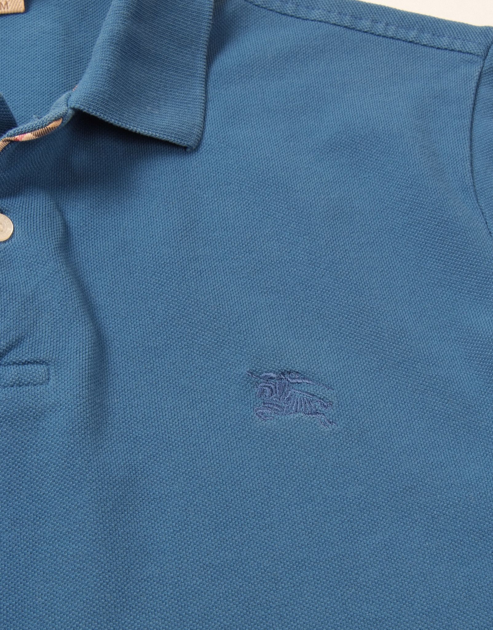 Burberry Burberry Brit Blue Cotton Polo Shirt Size US M / EU 48-50 / 2 - 4 Thumbnail