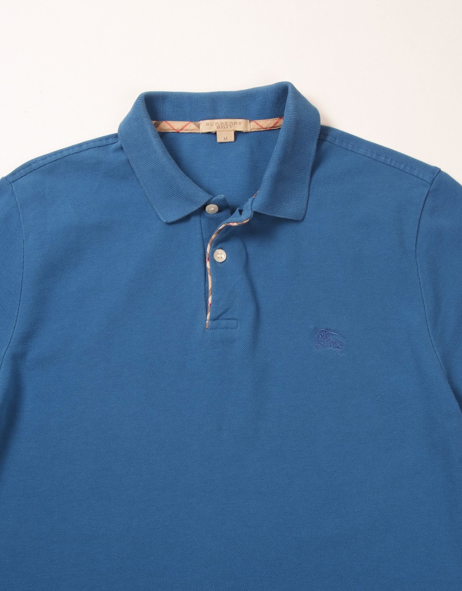 Burberry Burberry Brit Blue Cotton Polo Shirt Size US M / EU 48-50 / 2 - 3 Thumbnail