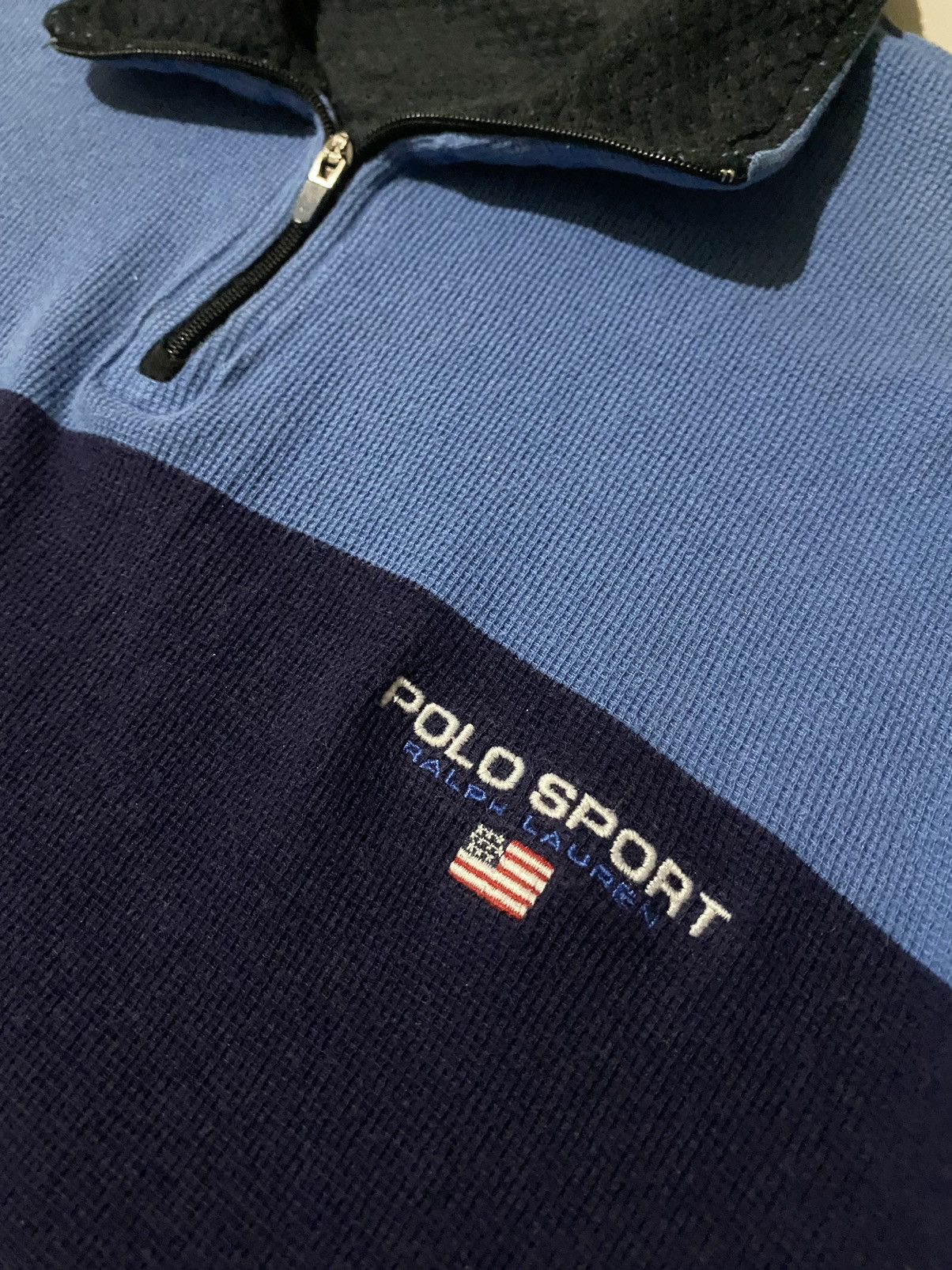 Polo Ralph Lauren 💥Polo Sport Stripe Shirt Size US M / EU 48-50 / 2 - 5 Thumbnail