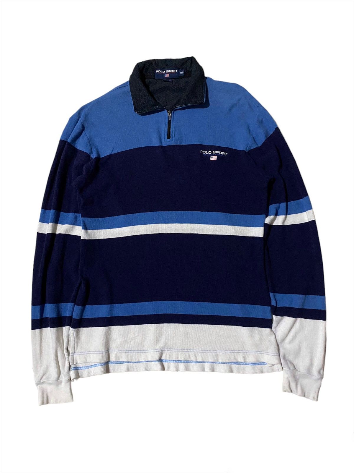 Polo Ralph Lauren 💥Polo Sport Stripe Shirt Size US M / EU 48-50 / 2 - 1 Thumbnail